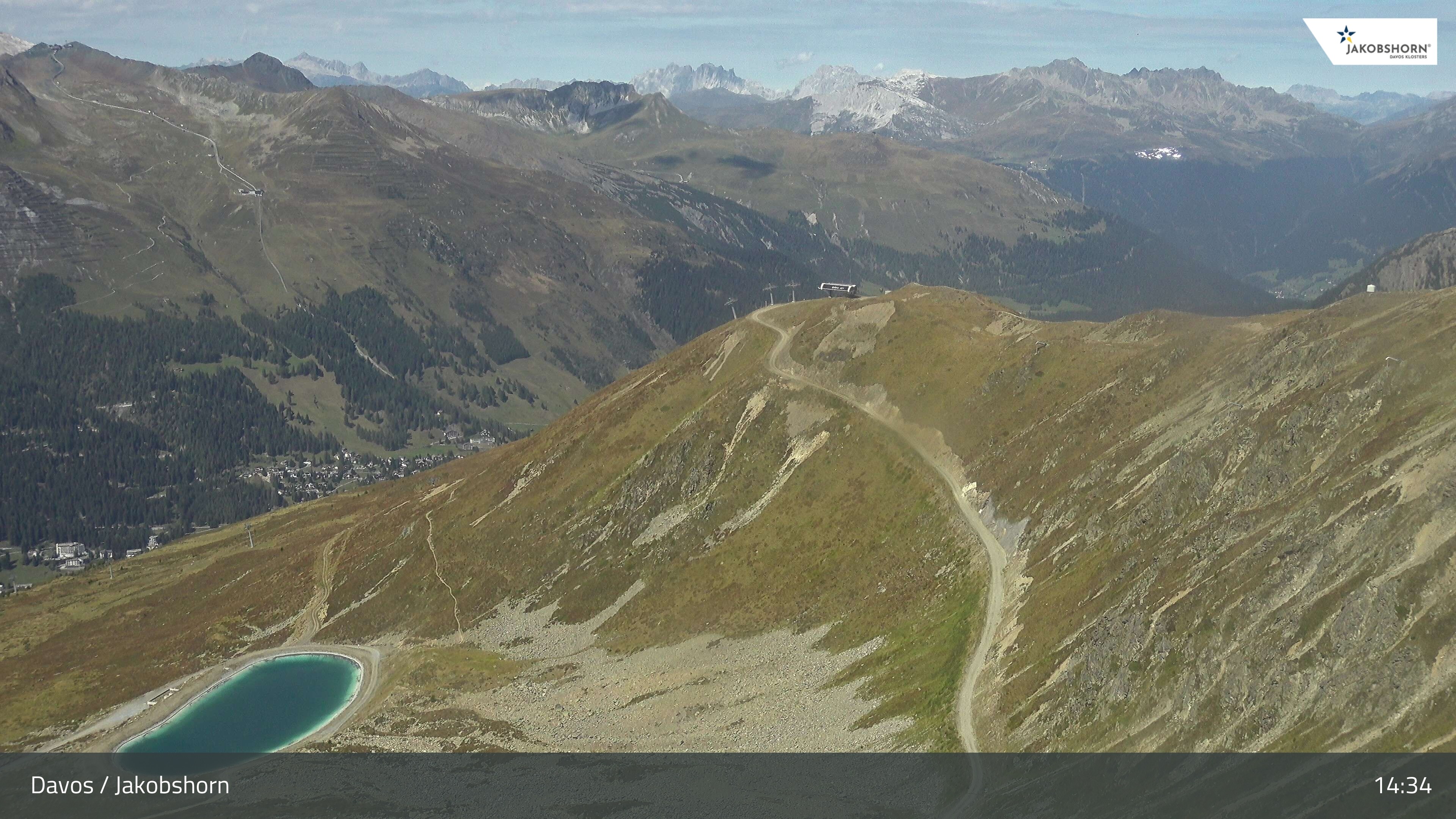 Archiv Foto Webcam Jakobshorn - Blick Richtung Brämabüel