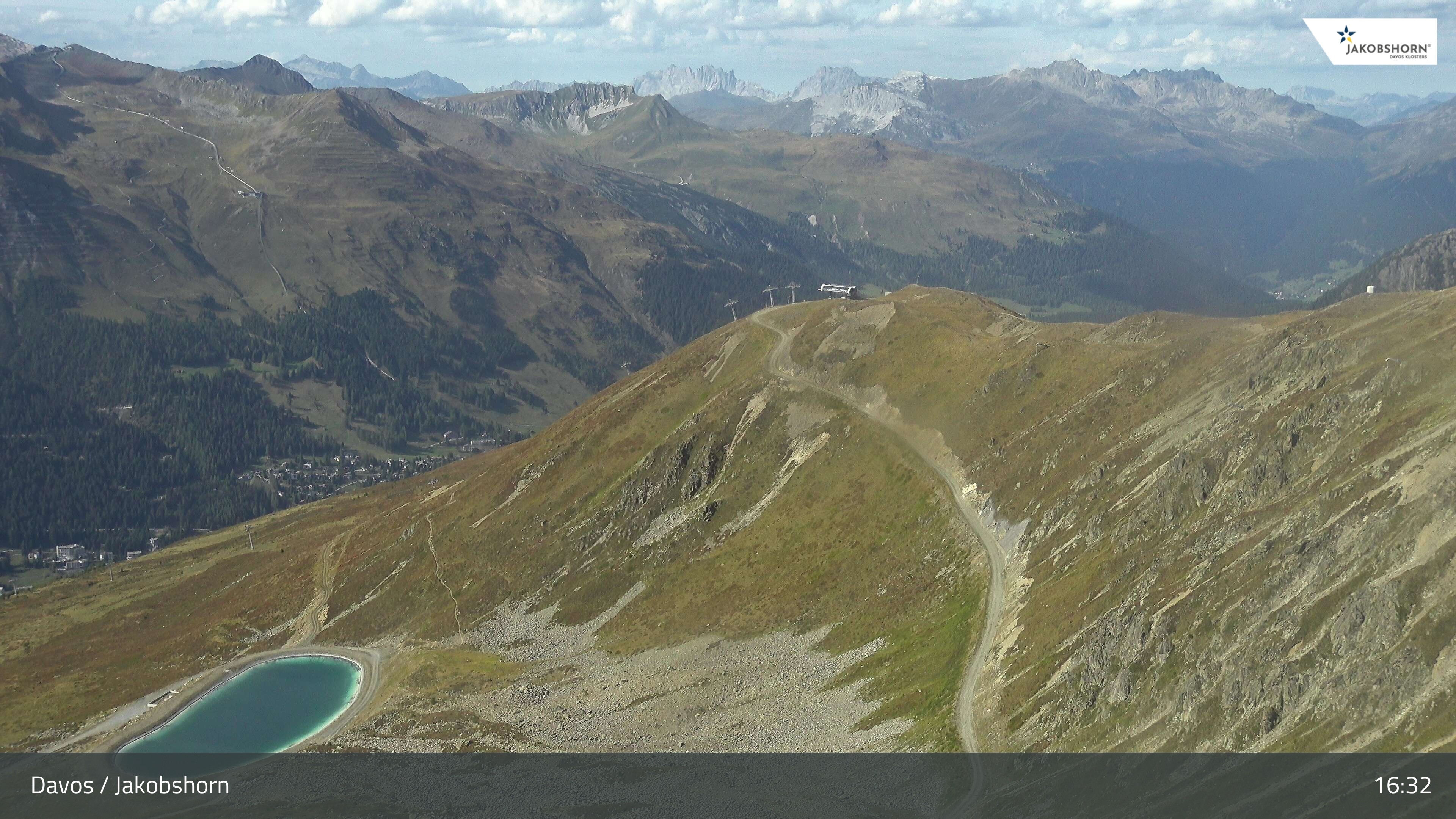 Archiv Foto Webcam Jakobshorn - Blick Richtung Brämabüel
