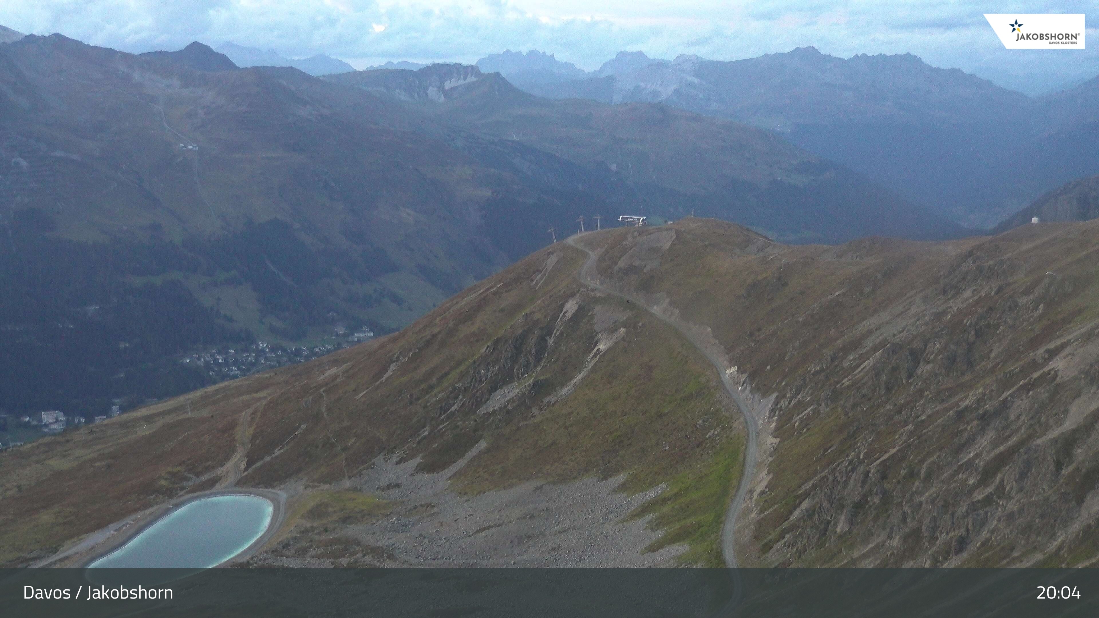 Archiv Foto Webcam Jakobshorn - Blick Richtung Brämabüel