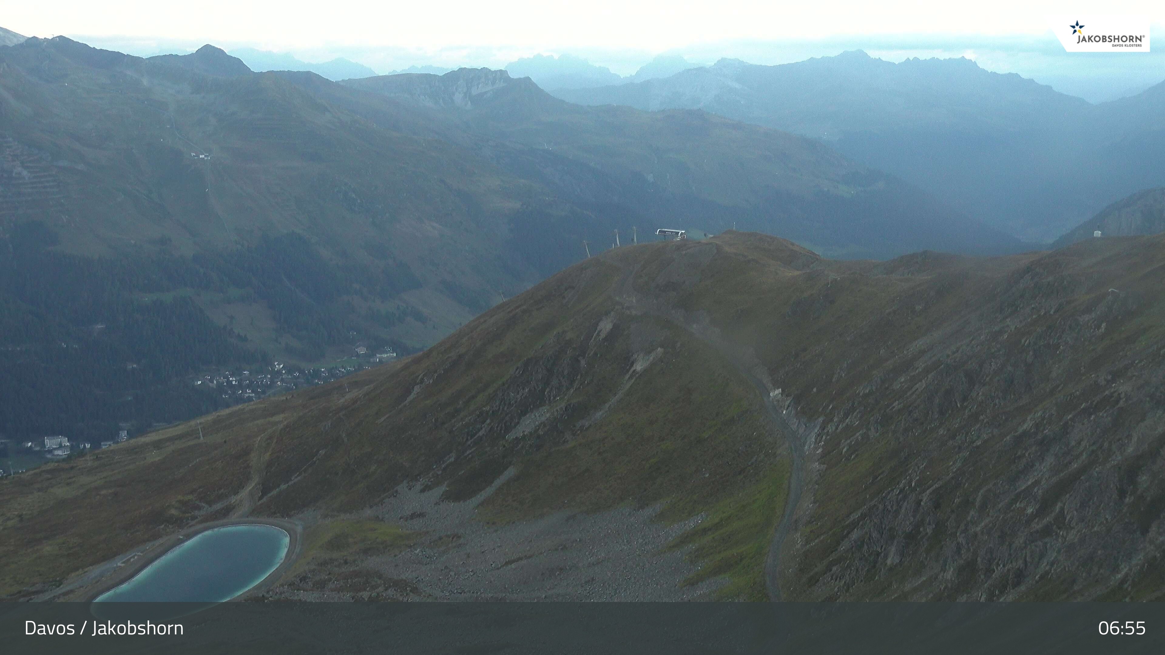 Archiv Foto Webcam Jakobshorn - Blick Richtung Brämabüel