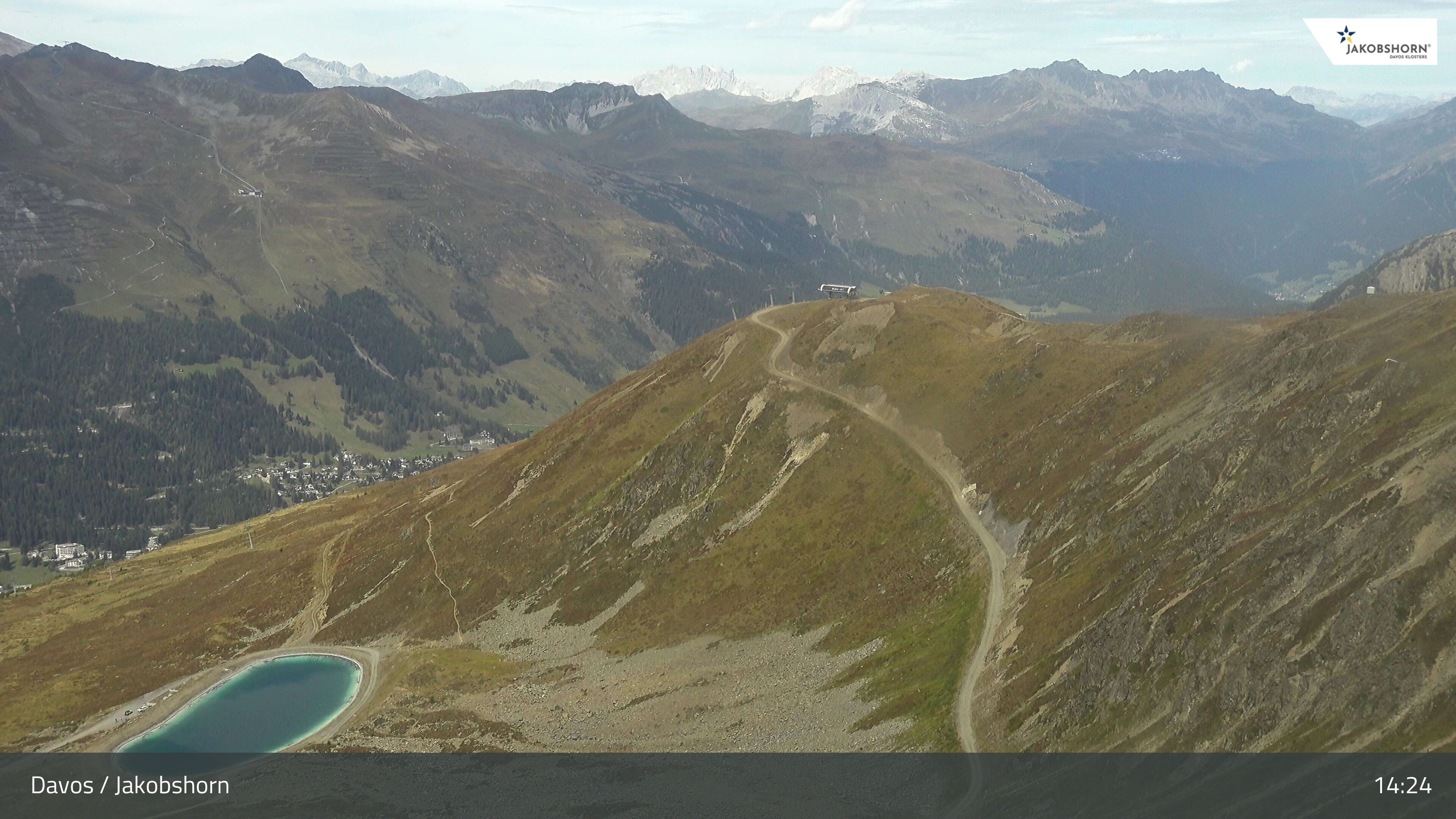 Archiv Foto Webcam Jakobshorn - Blick Richtung Brämabüel