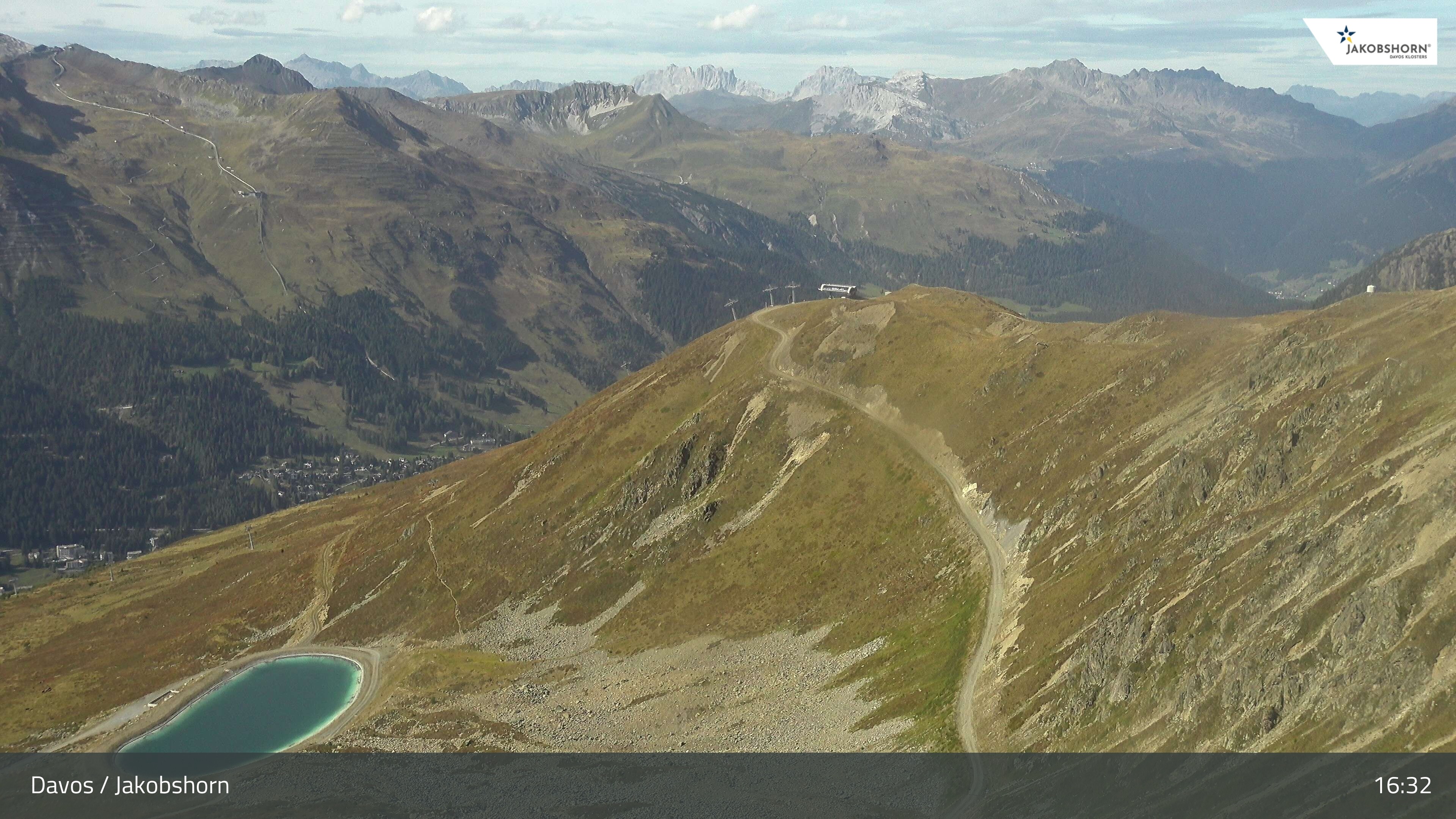 Archiv Foto Webcam Jakobshorn - Blick Richtung Brämabüel