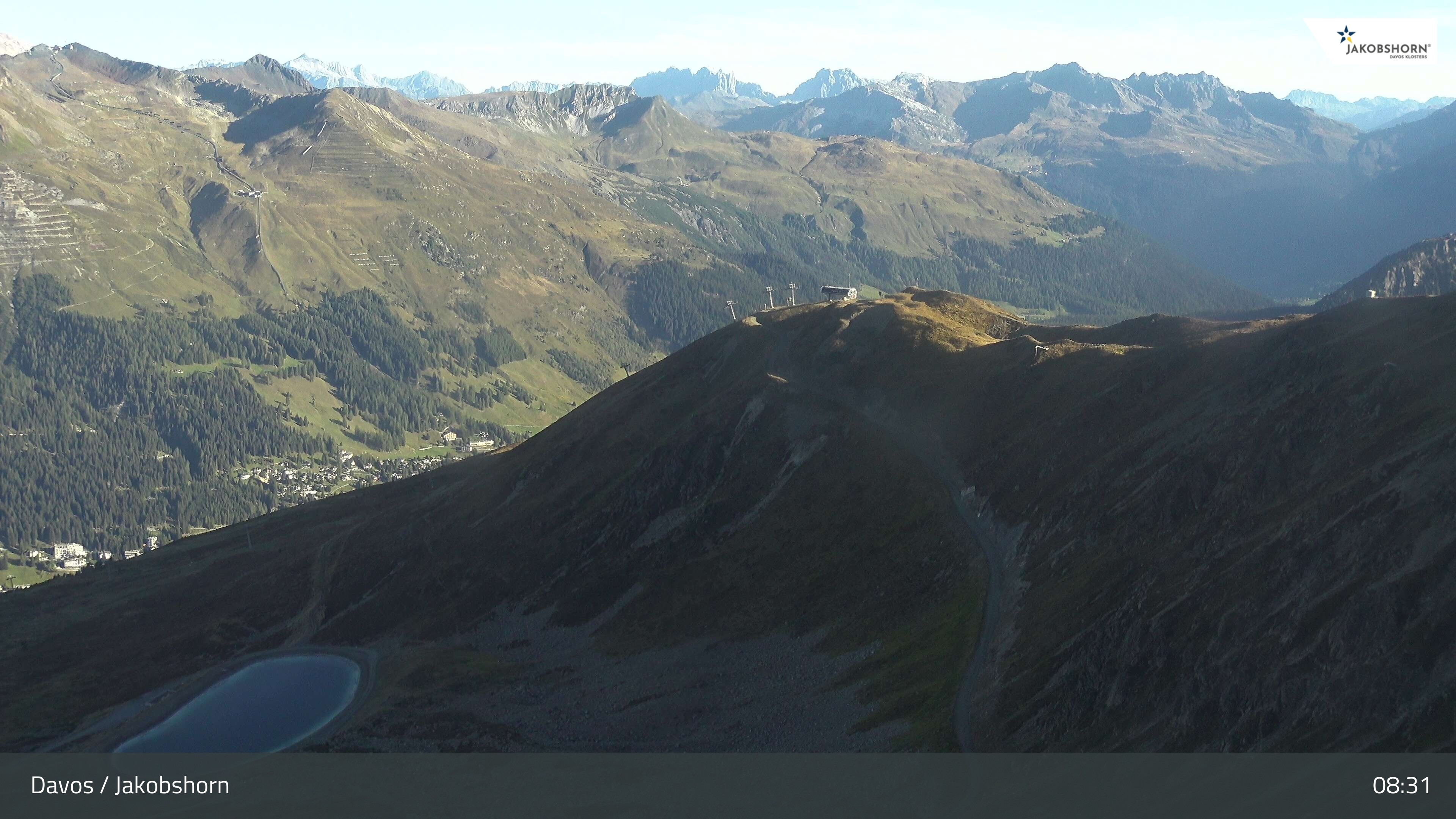 Archived image Webcam Jakobshorn - View to Brämabüel