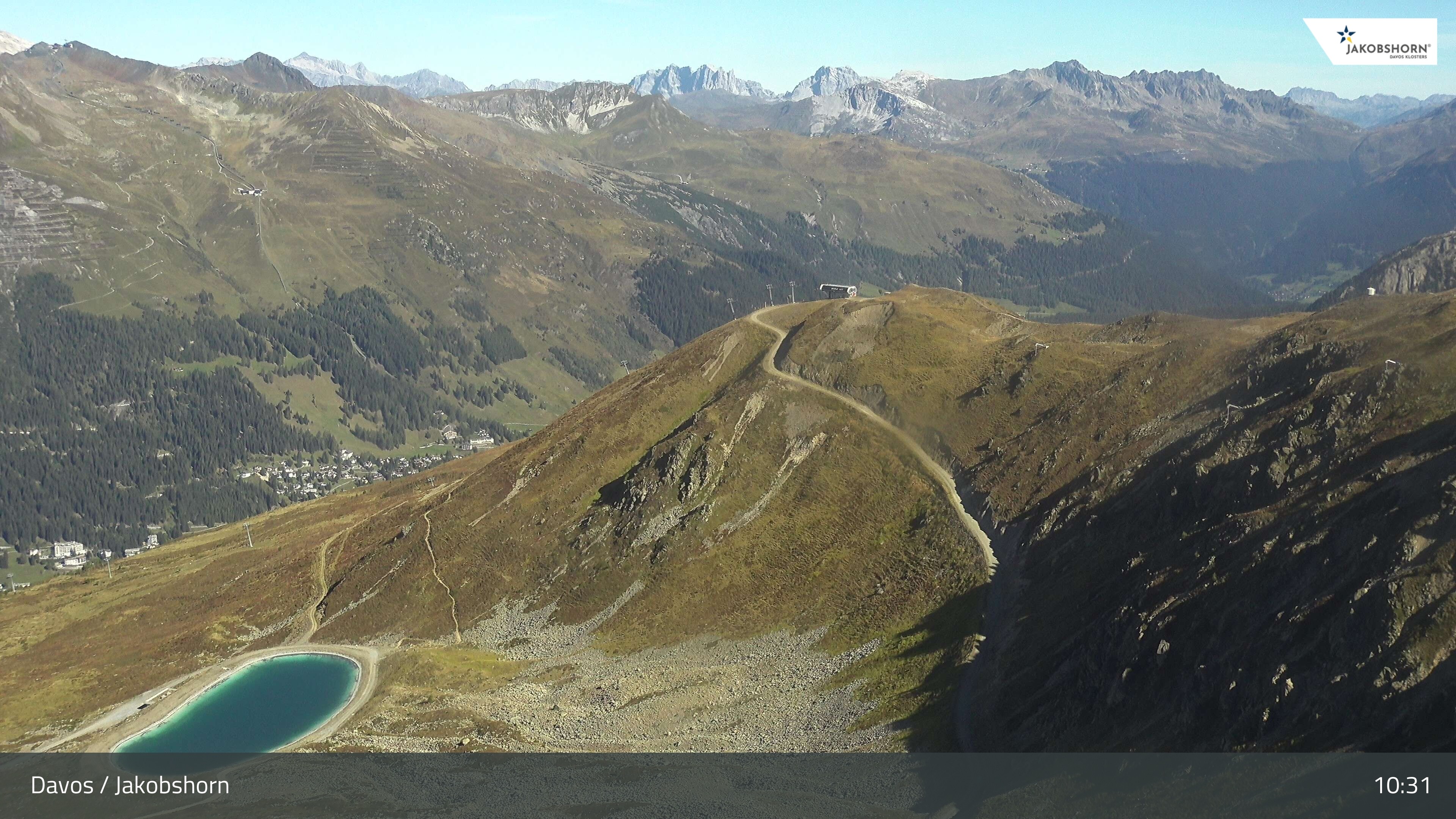 Archived image Webcam Jakobshorn - View to Brämabüel