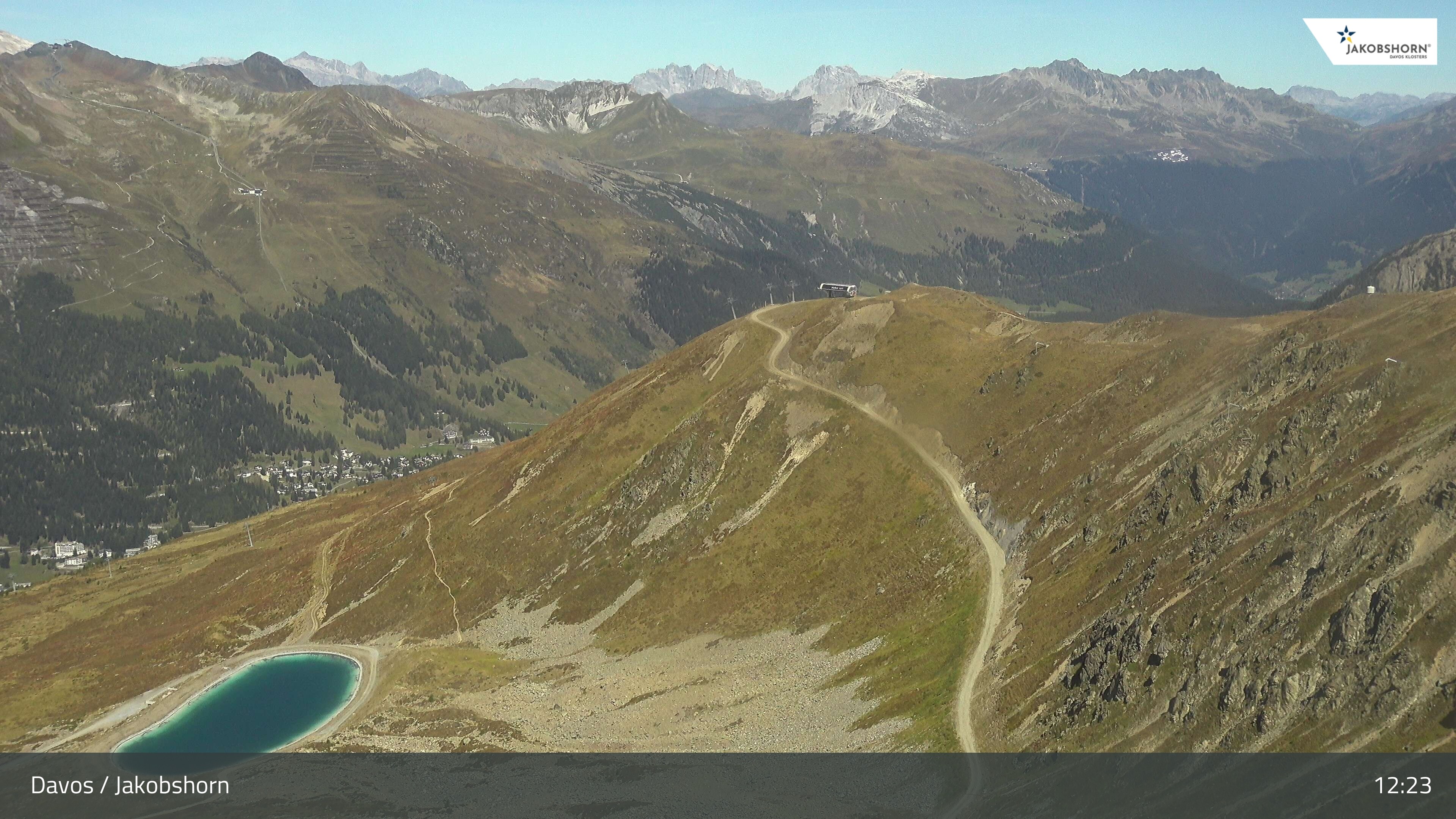 Archived image Webcam Jakobshorn - View to Brämabüel