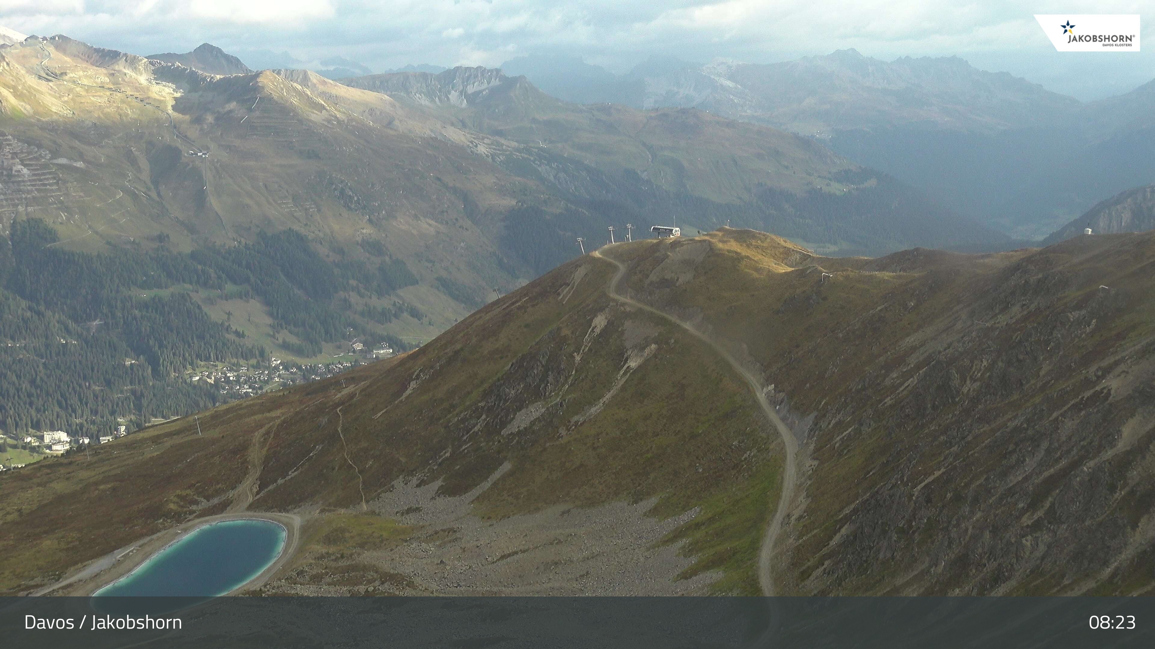 Archiv Foto Webcam Jakobshorn - Blick Richtung Brämabüel