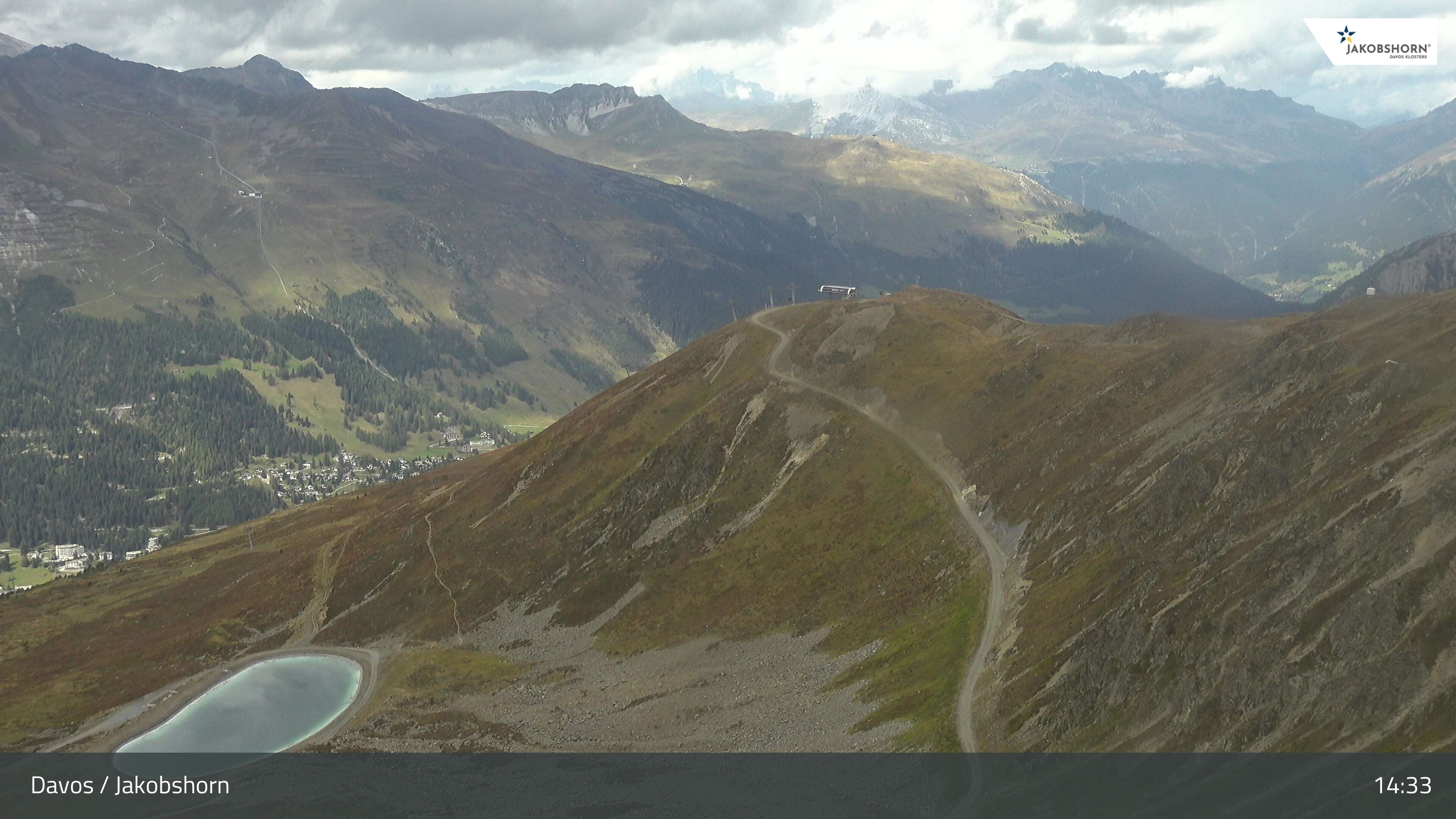 Archiv Foto Webcam Jakobshorn - Blick Richtung Brämabüel