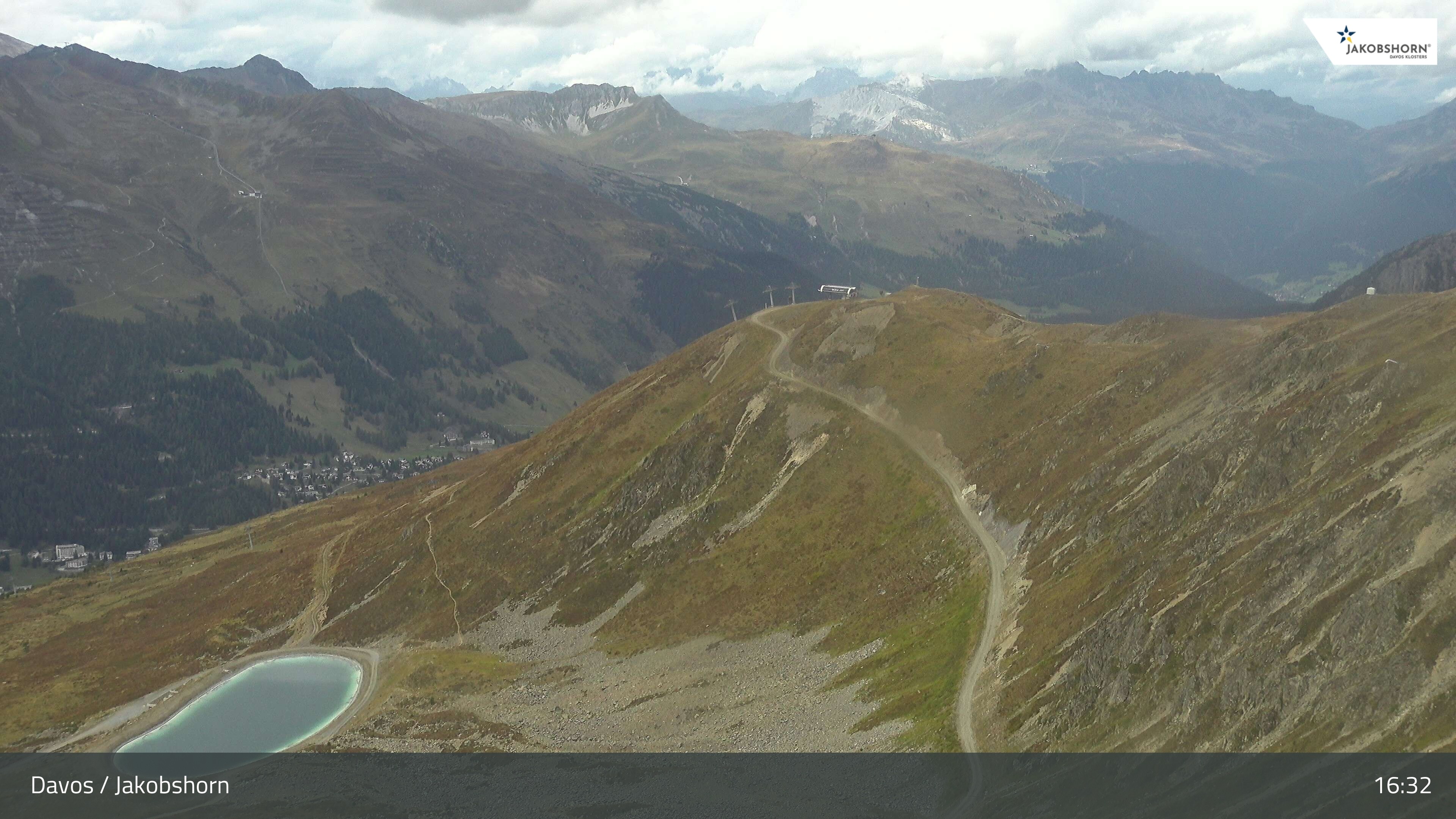 Archiv Foto Webcam Jakobshorn - Blick Richtung Brämabüel