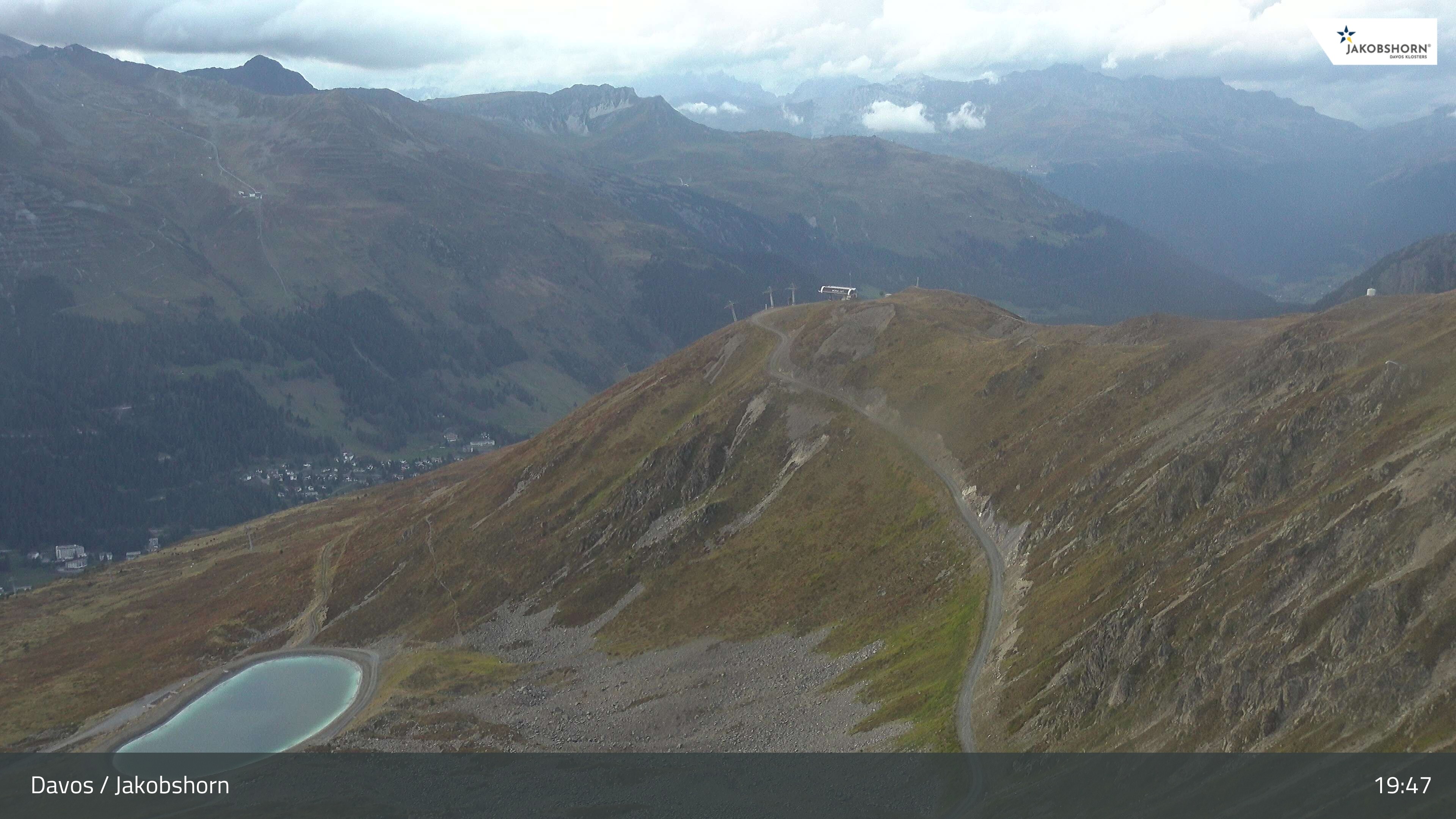 Archiv Foto Webcam Jakobshorn - Blick Richtung Brämabüel