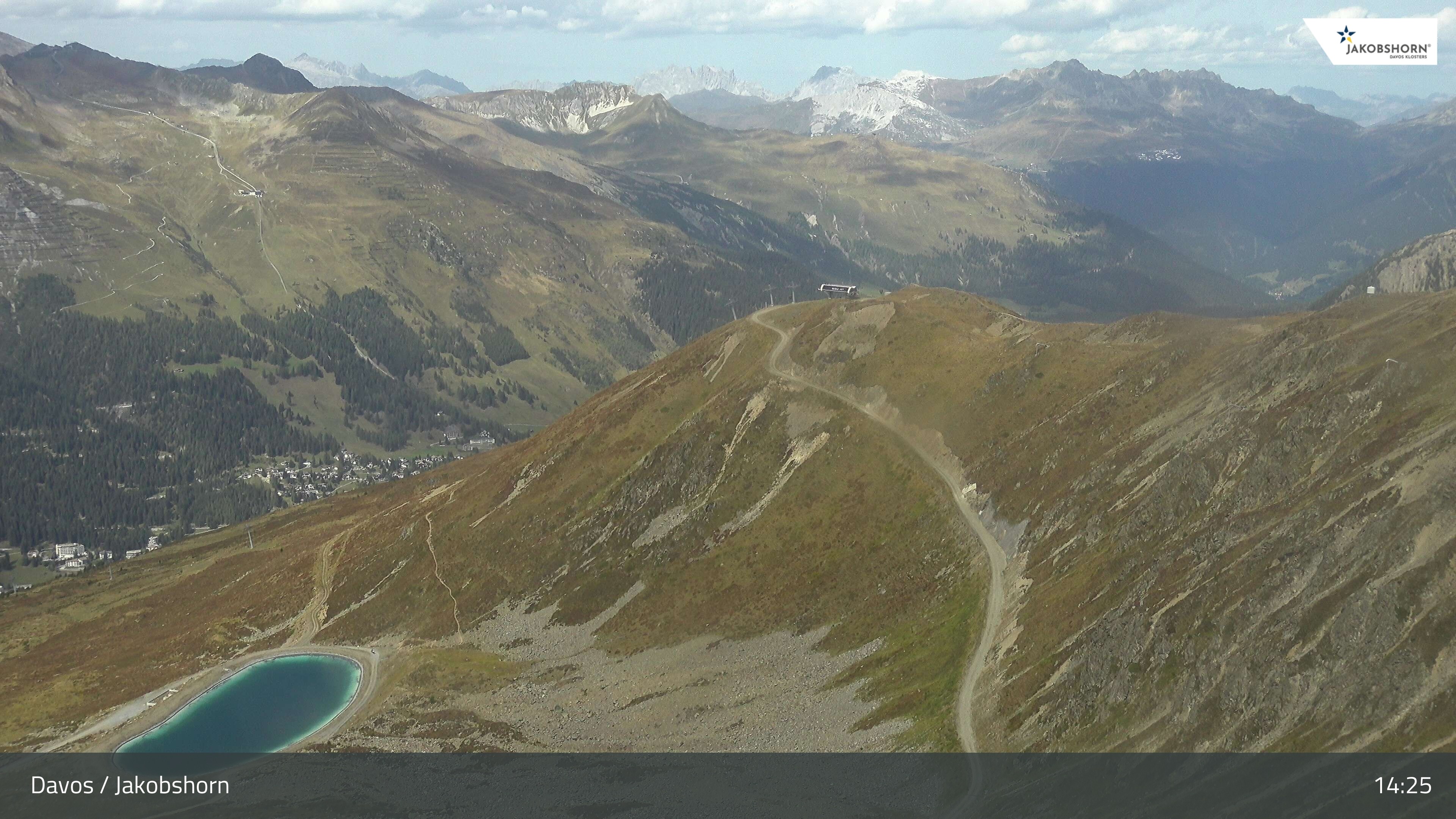 Archiv Foto Webcam Jakobshorn - Blick Richtung Brämabüel