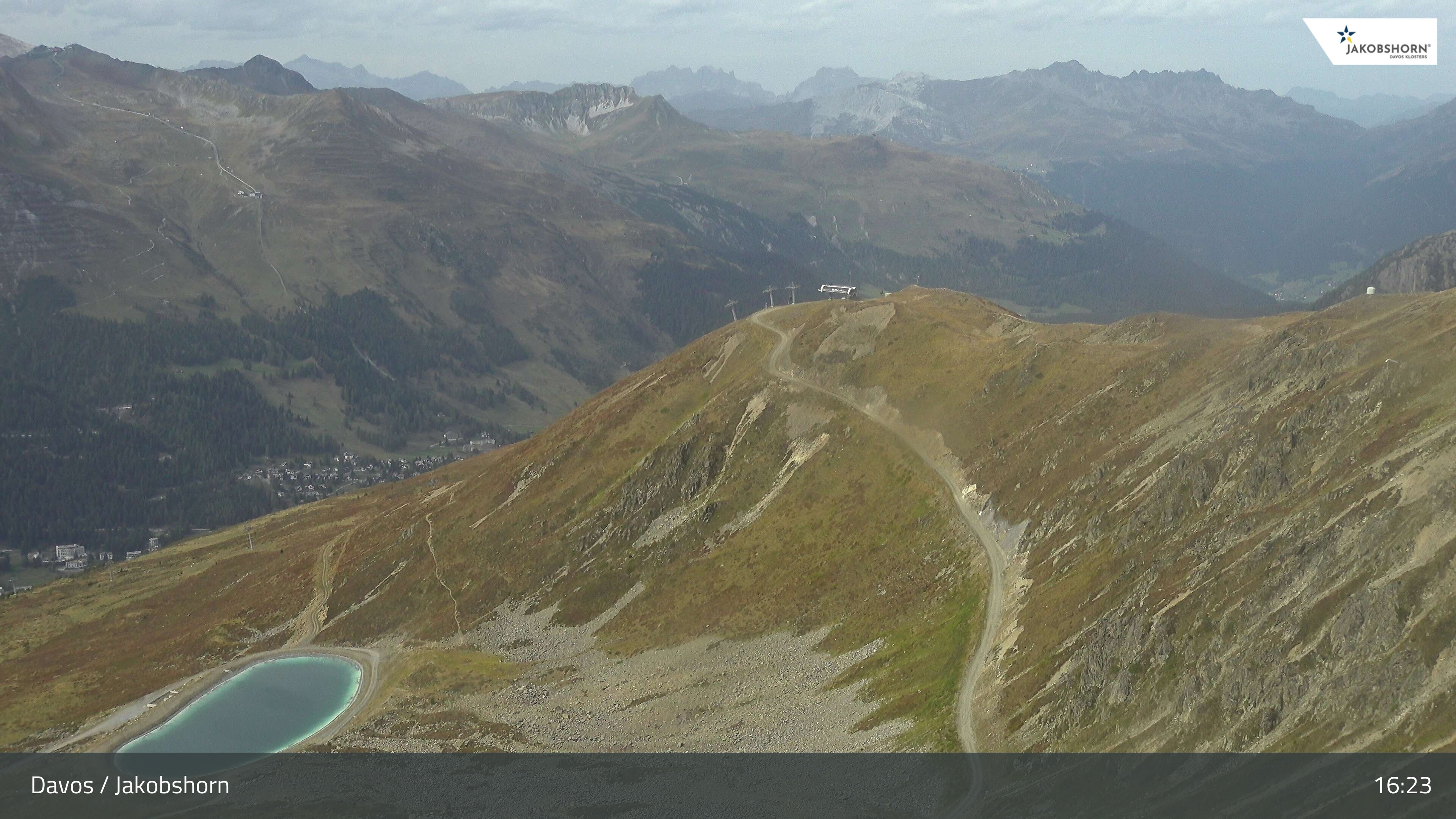 Archiv Foto Webcam Jakobshorn - Blick Richtung Brämabüel