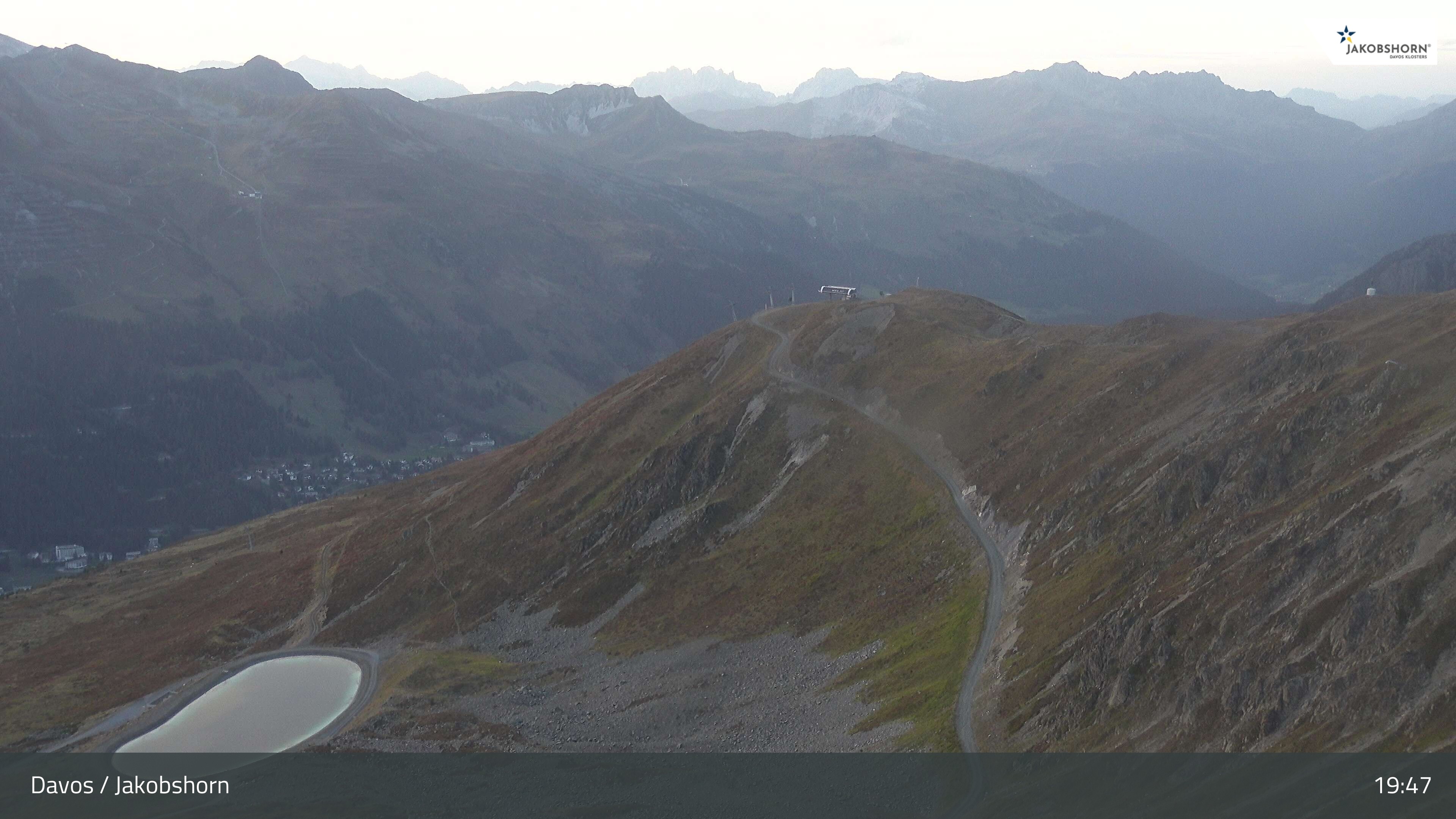 Archiv Foto Webcam Jakobshorn - Blick Richtung Brämabüel