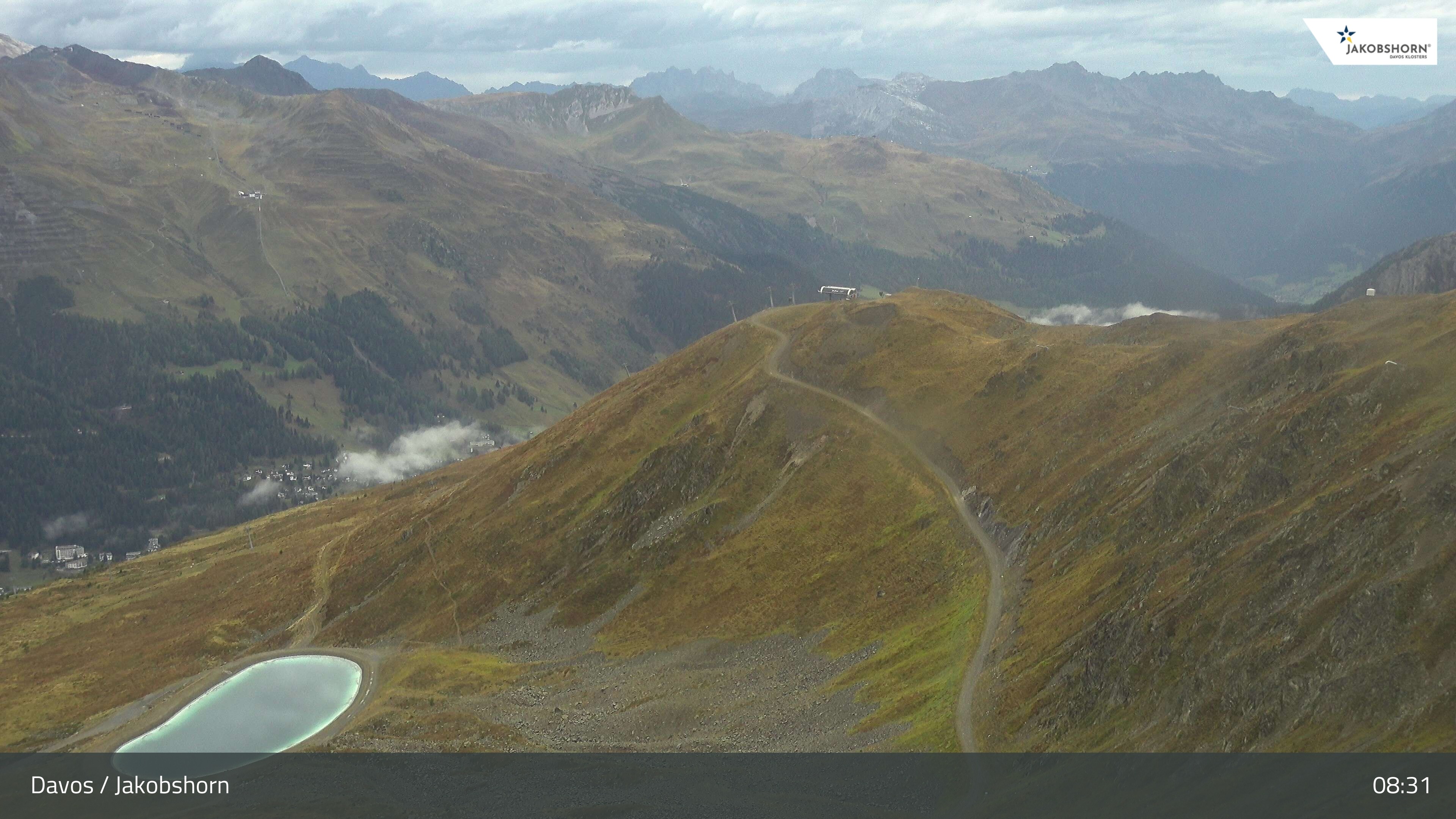 Archiv Foto Webcam Jakobshorn - Blick Richtung Brämabüel