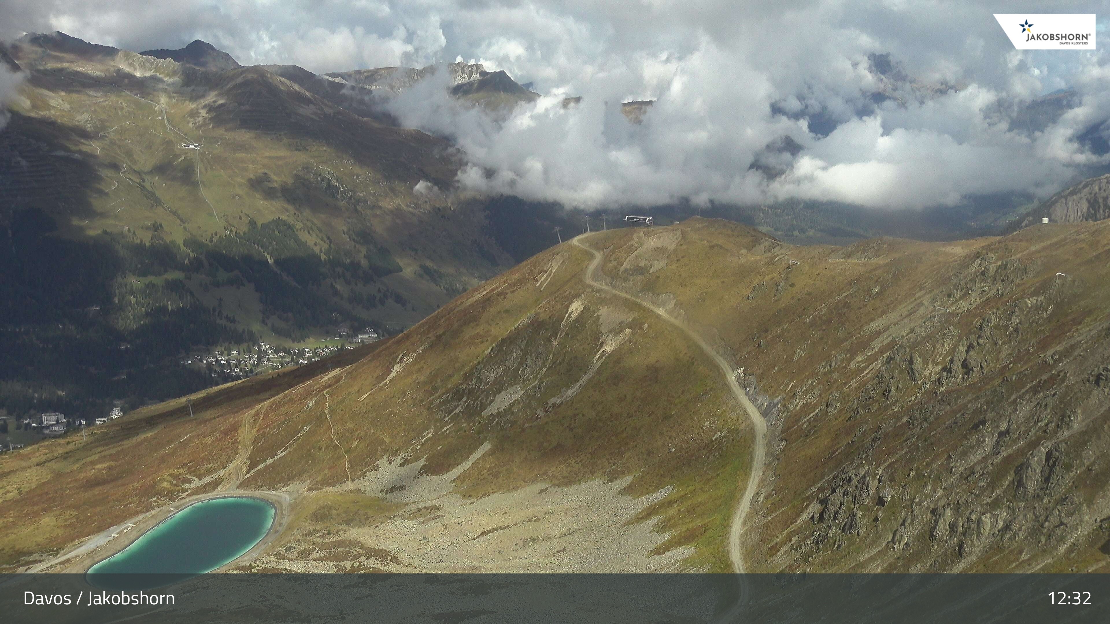 Archiv Foto Webcam Jakobshorn - Blick Richtung Brämabüel