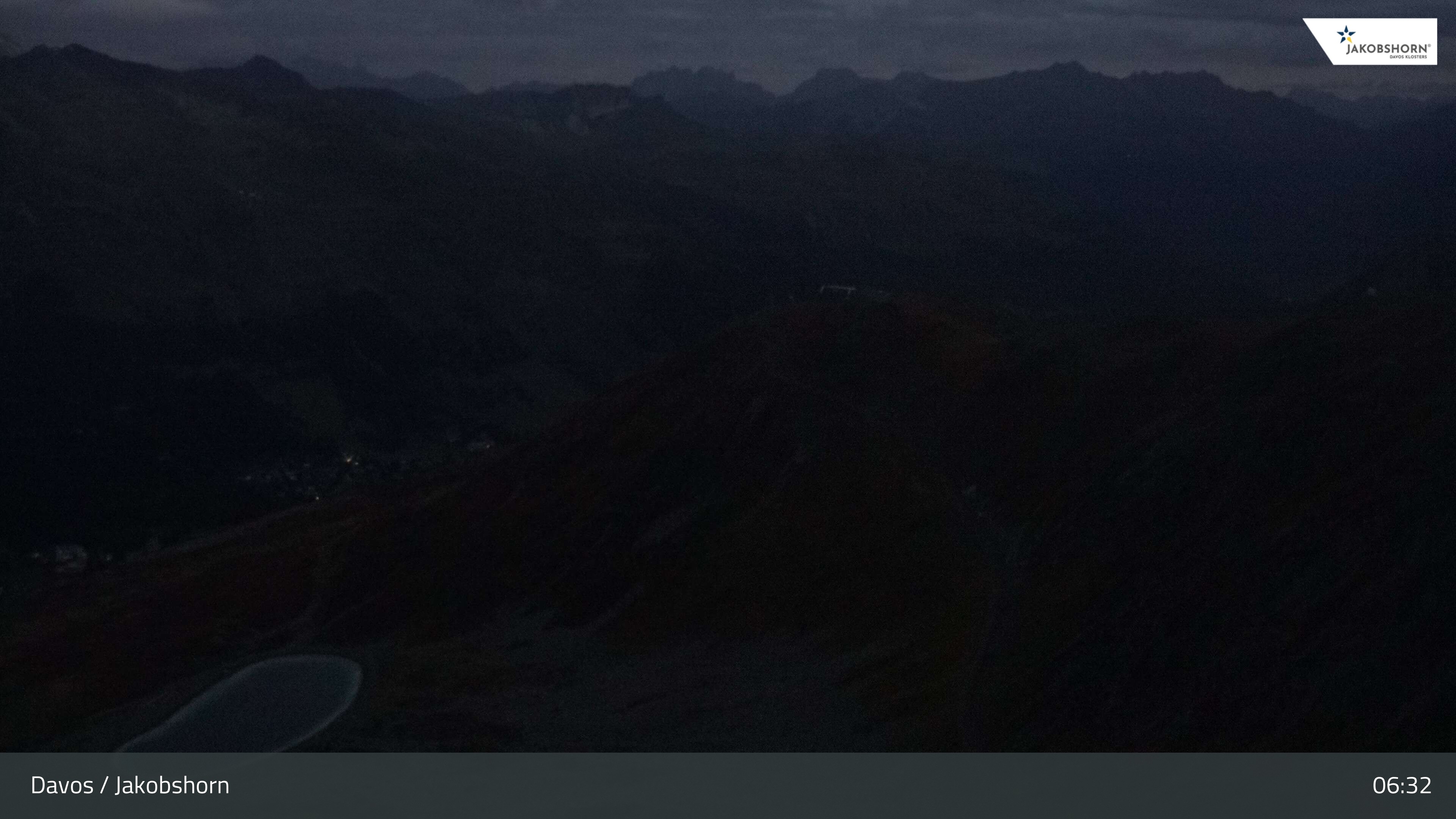 Archiv Foto Webcam Jakobshorn - Blick Richtung Brämabüel