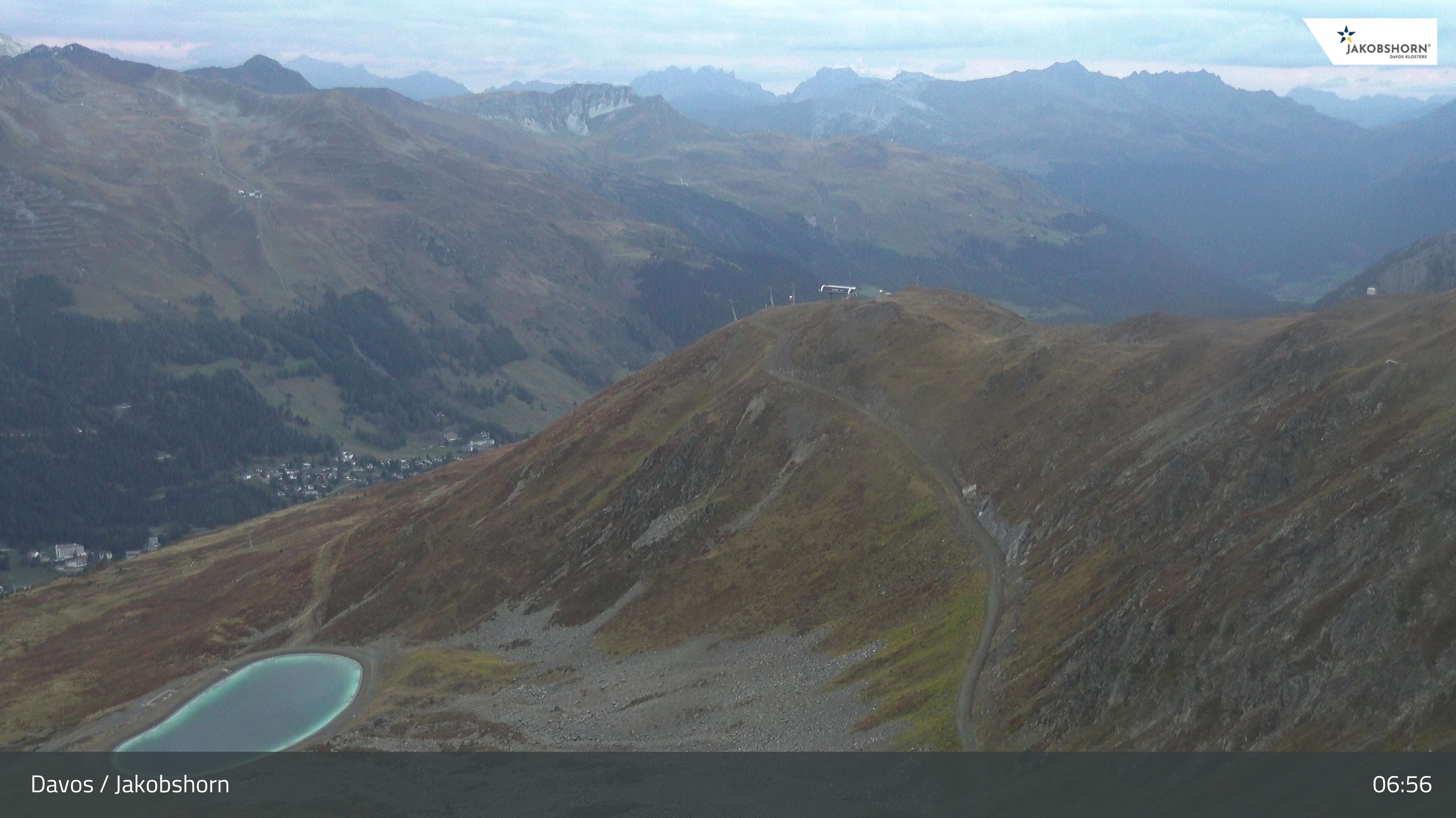 Archiv Foto Webcam Jakobshorn - Blick Richtung Brämabüel