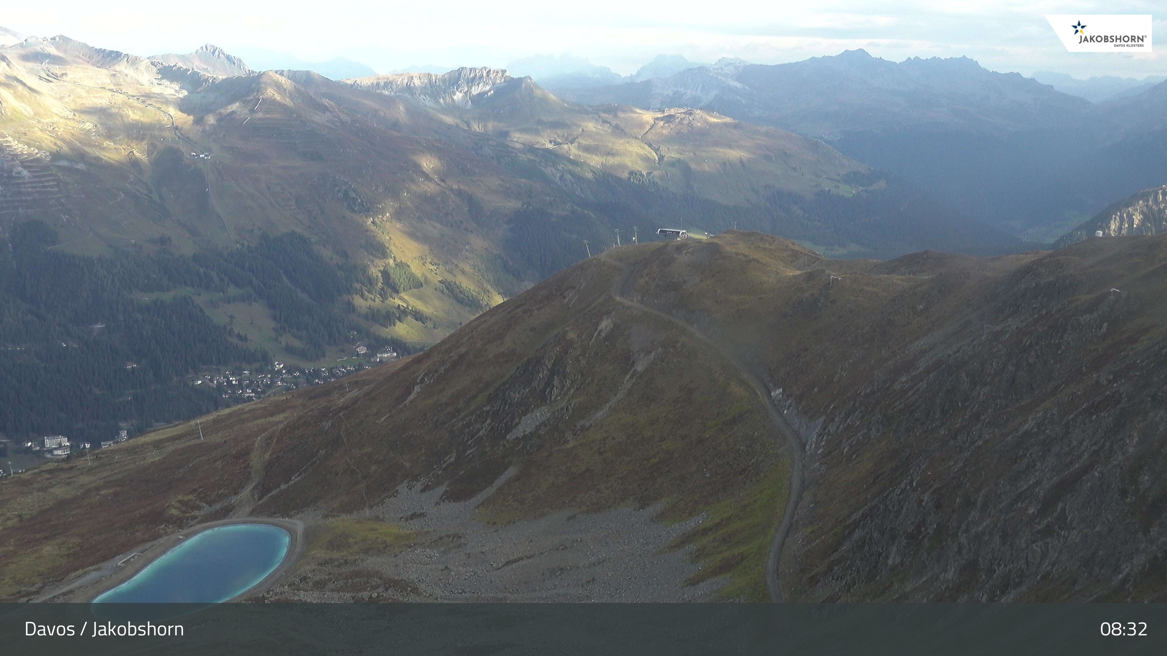 Archiv Foto Webcam Jakobshorn - Blick Richtung Brämabüel