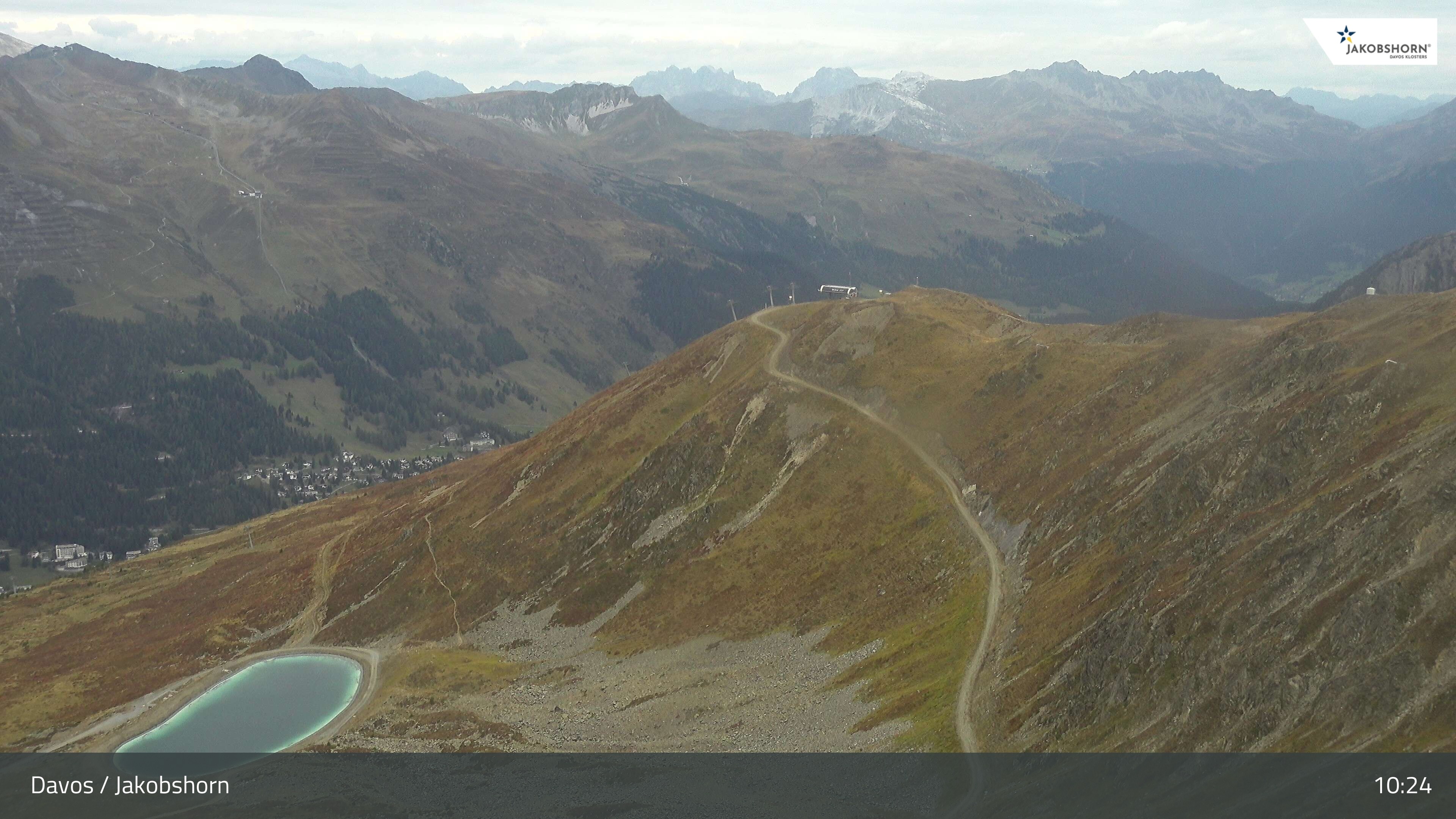 Archiv Foto Webcam Jakobshorn - Blick Richtung Brämabüel