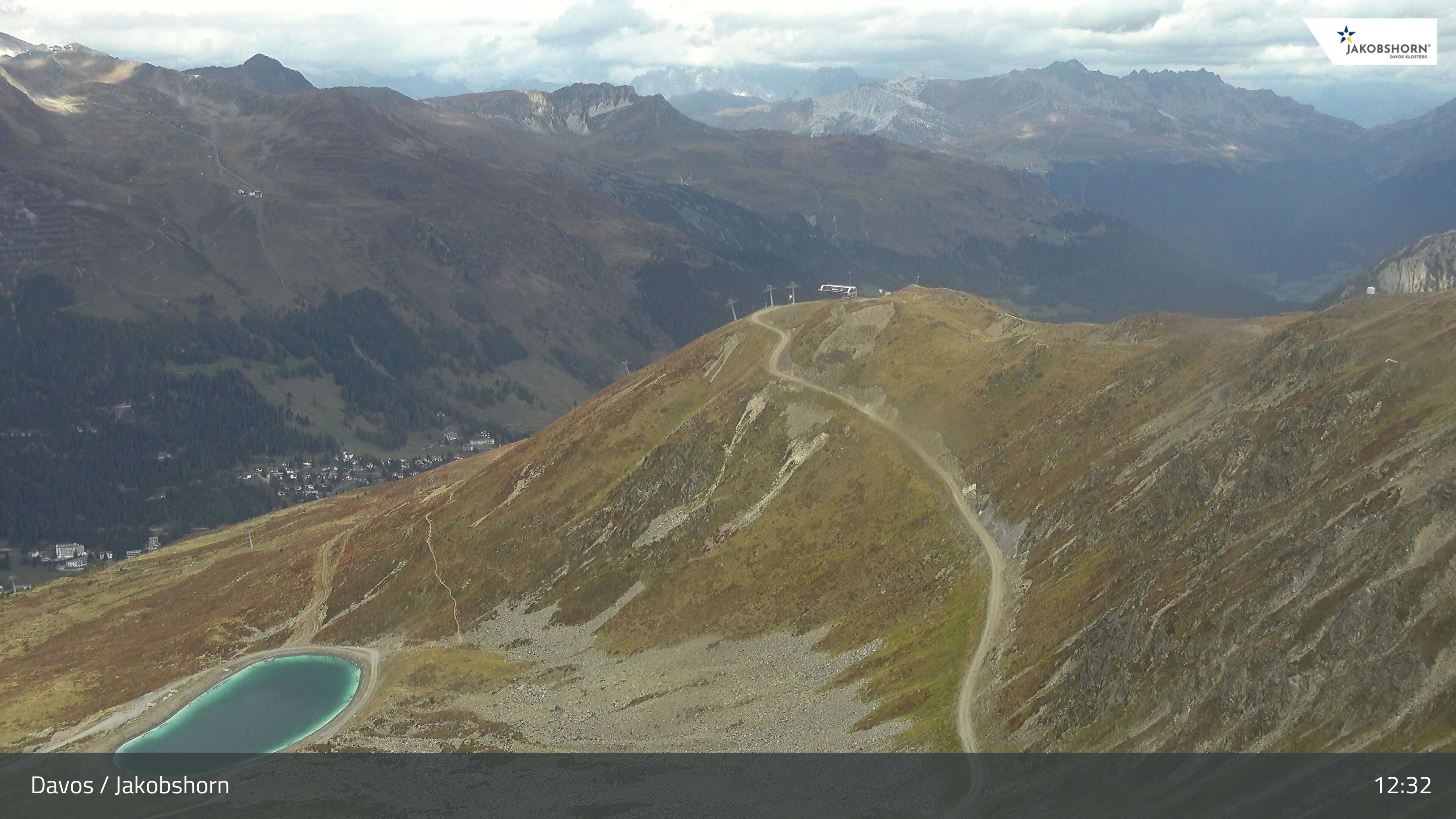 Archiv Foto Webcam Jakobshorn - Blick Richtung Brämabüel