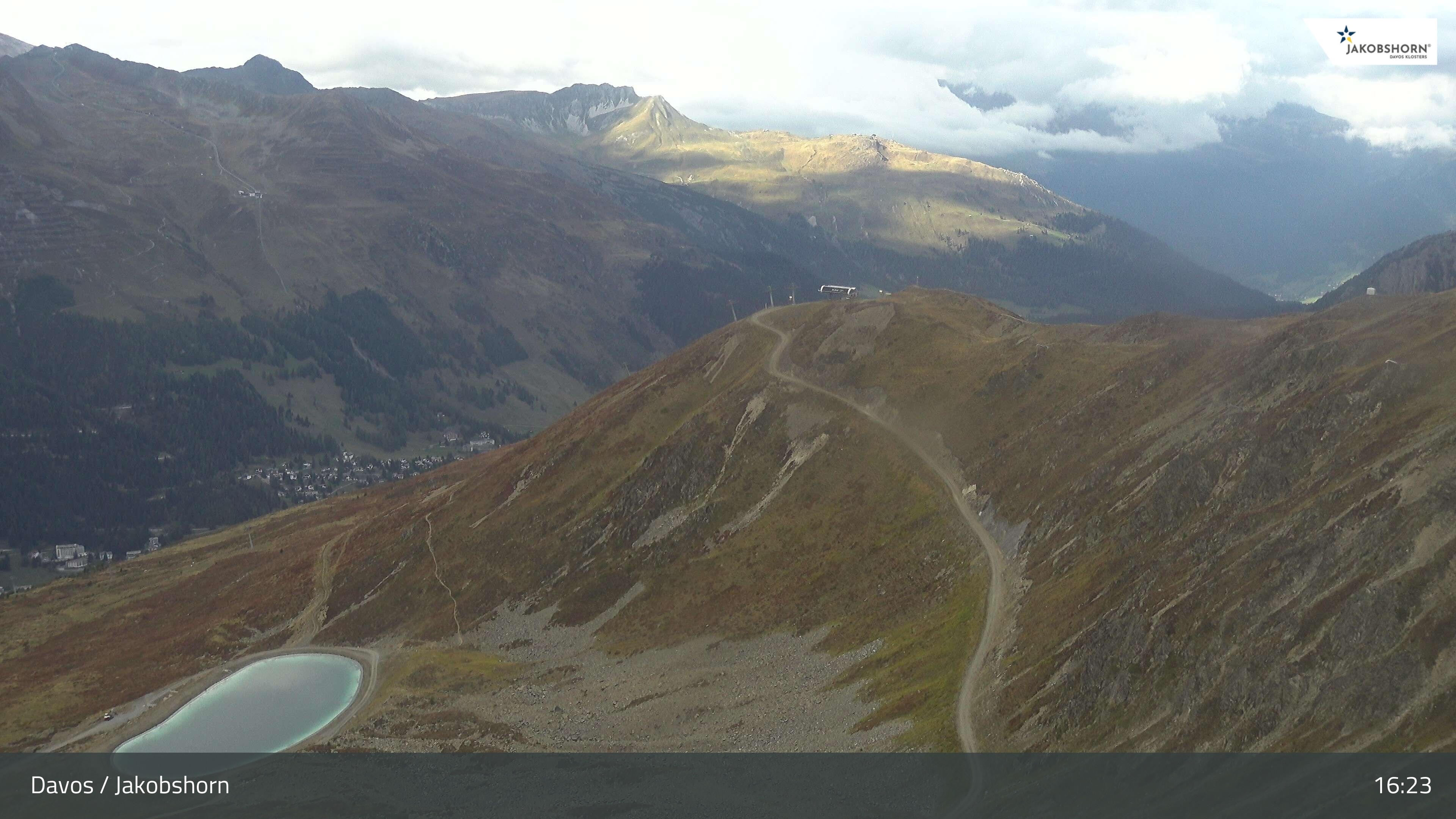 Archiv Foto Webcam Jakobshorn - Blick Richtung Brämabüel