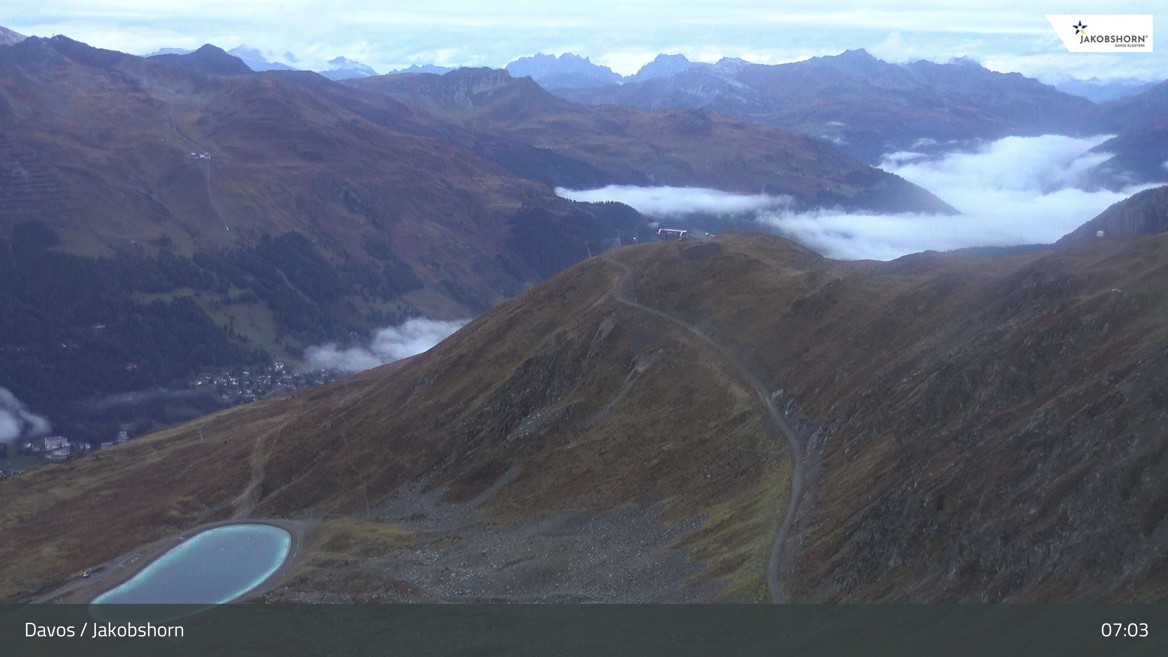 Archived image Webcam Jakobshorn - View to Brämabüel