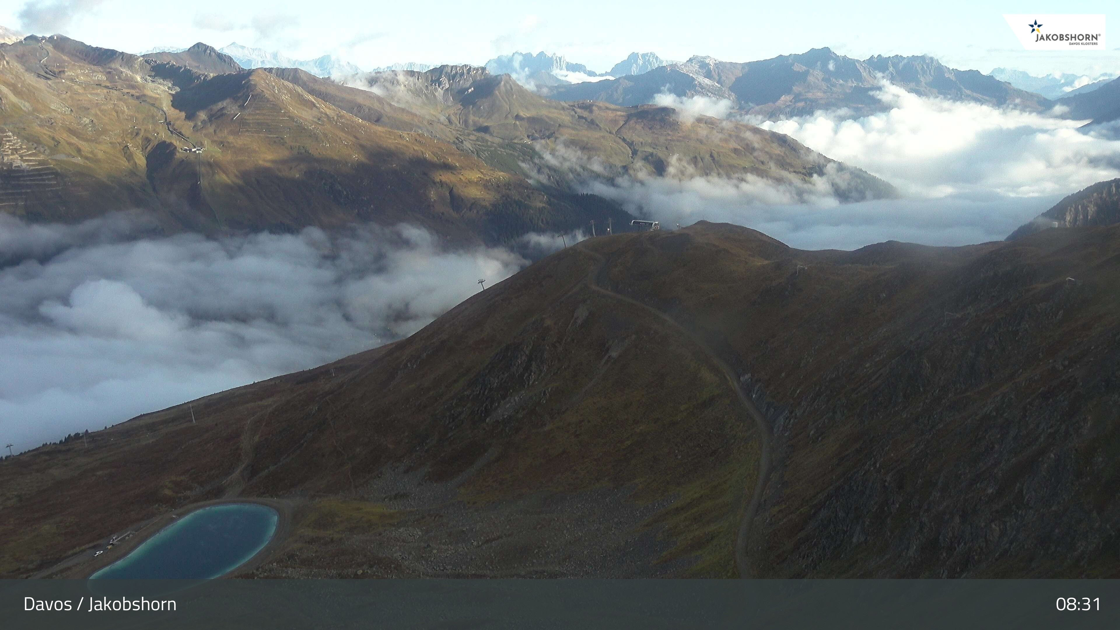 Archived image Webcam Jakobshorn - View to Brämabüel