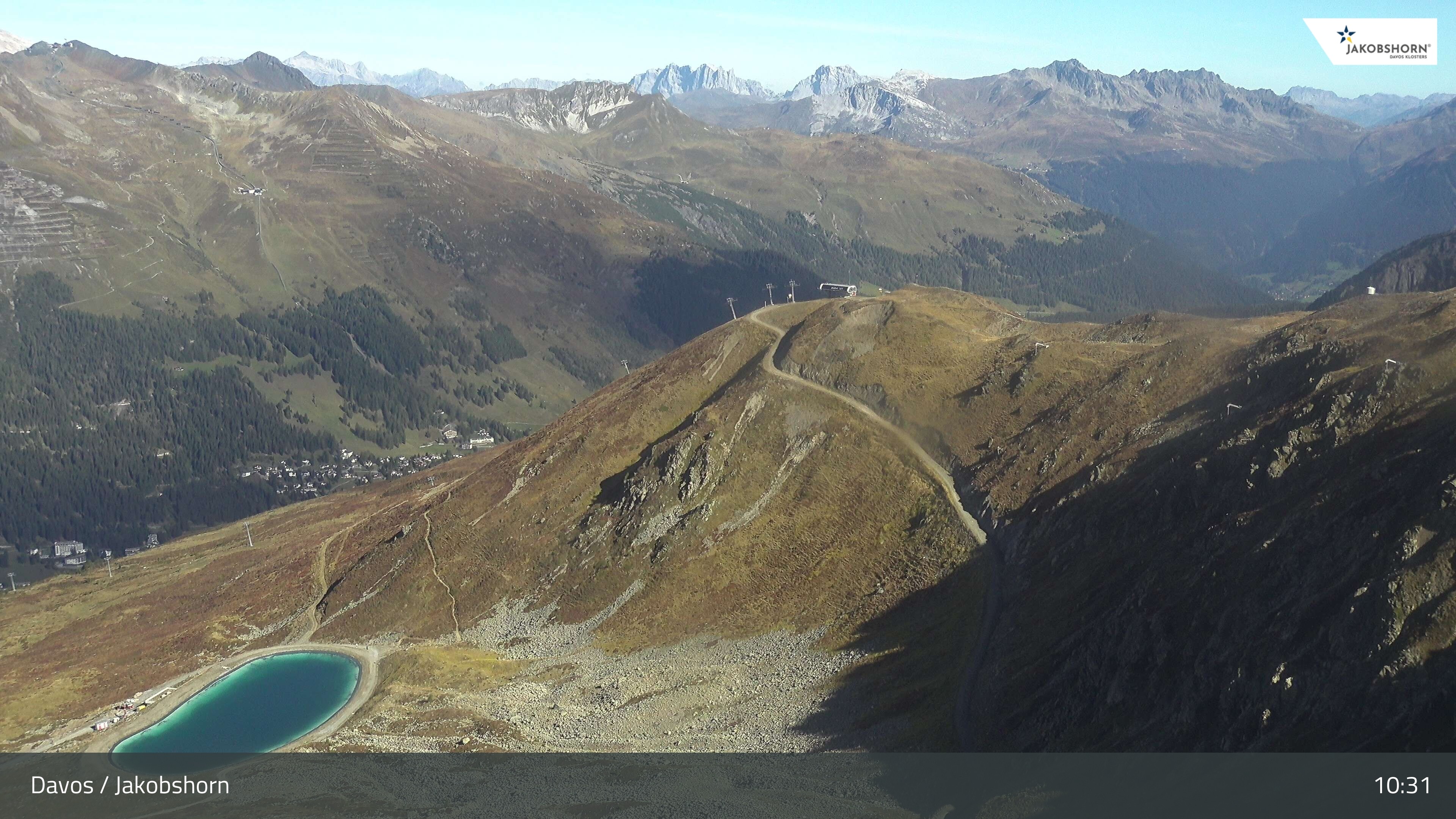 Archived image Webcam Jakobshorn - View to Brämabüel