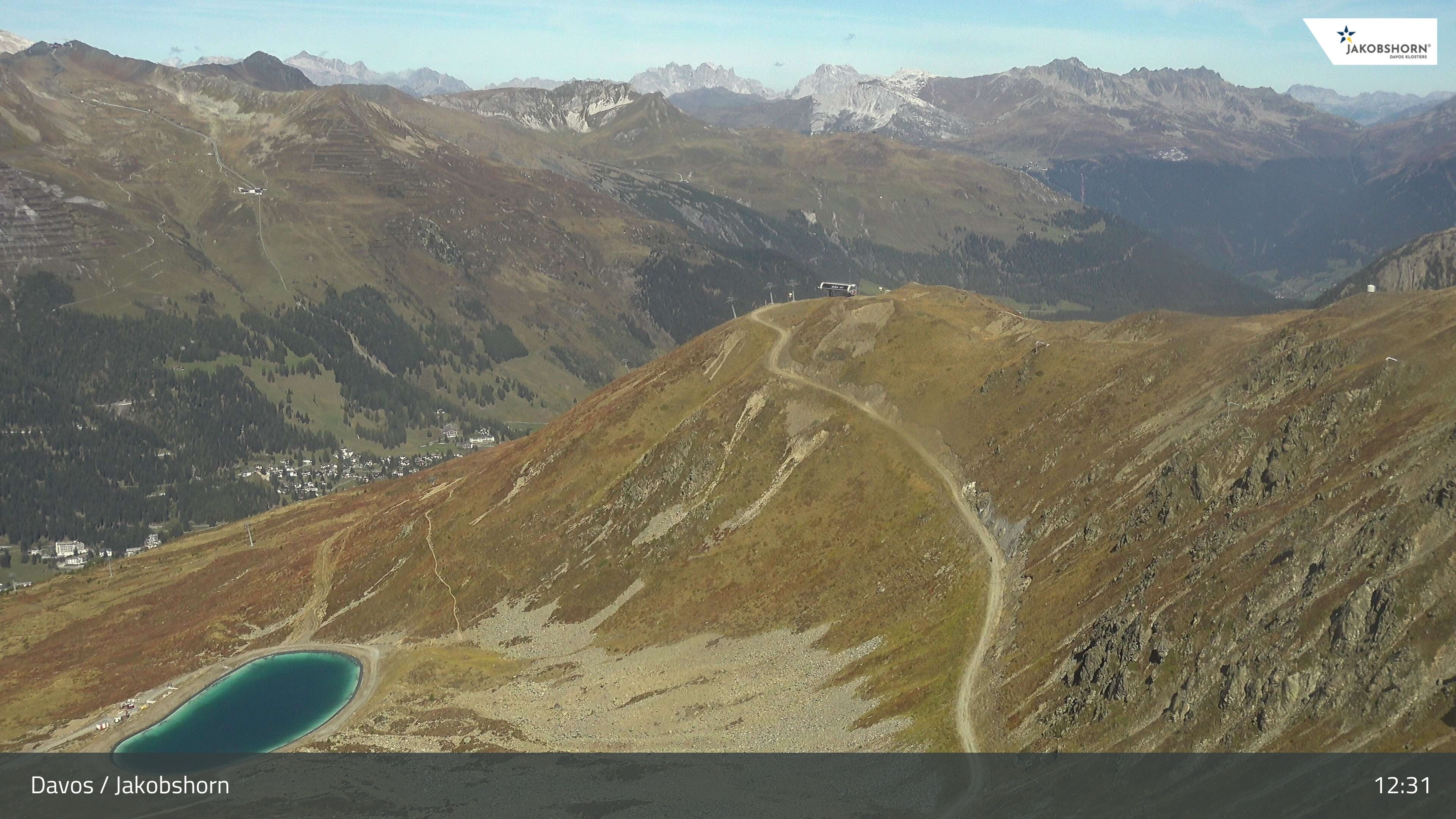 Archived image Webcam Jakobshorn - View to Brämabüel