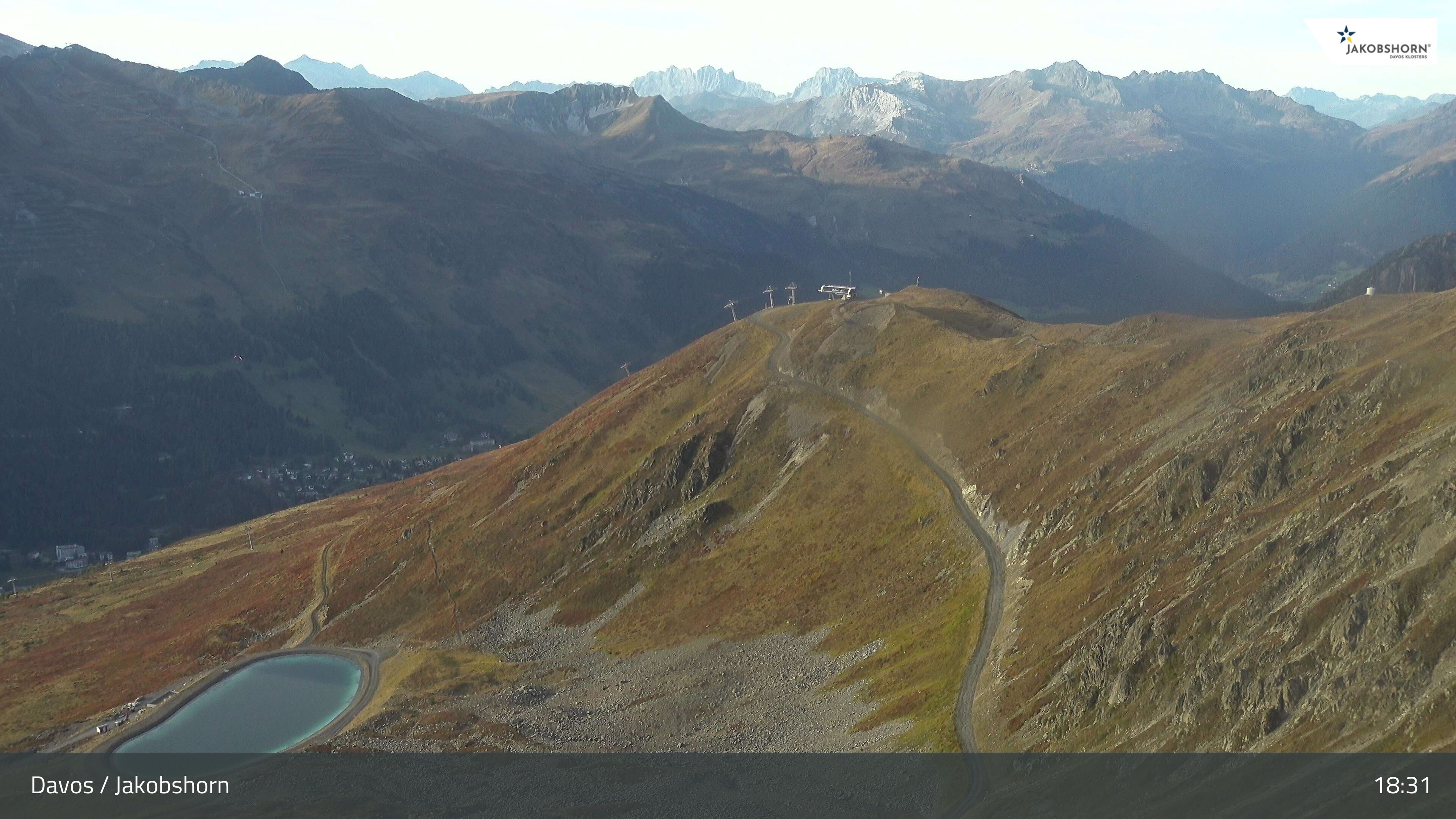 Archived image Webcam Jakobshorn - View to Brämabüel