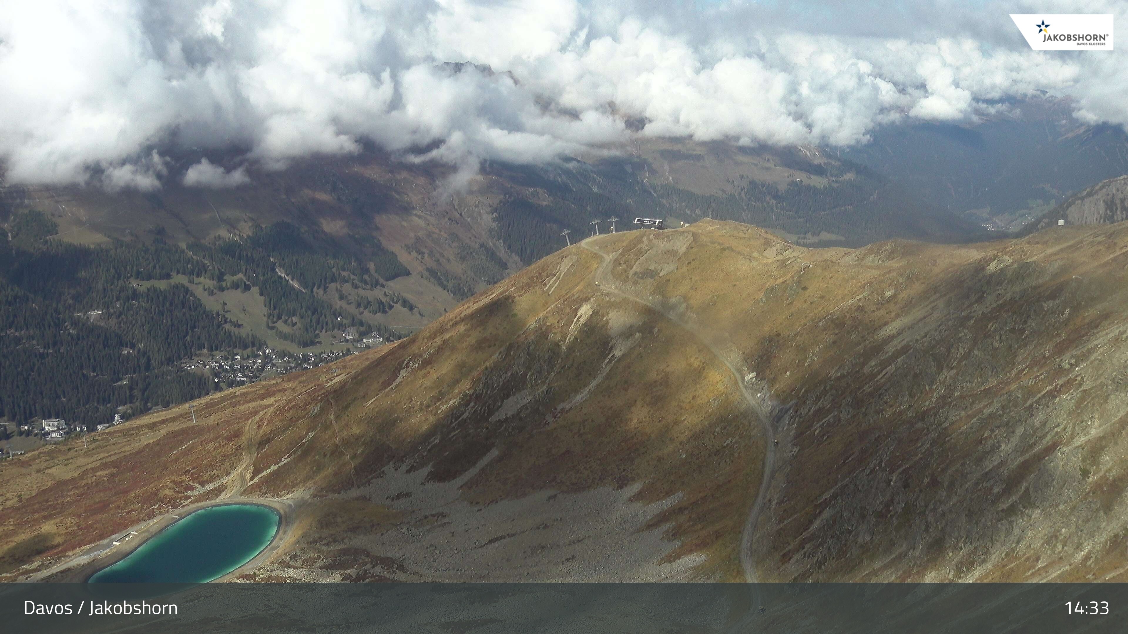 Archived image Webcam Jakobshorn - View to Brämabüel