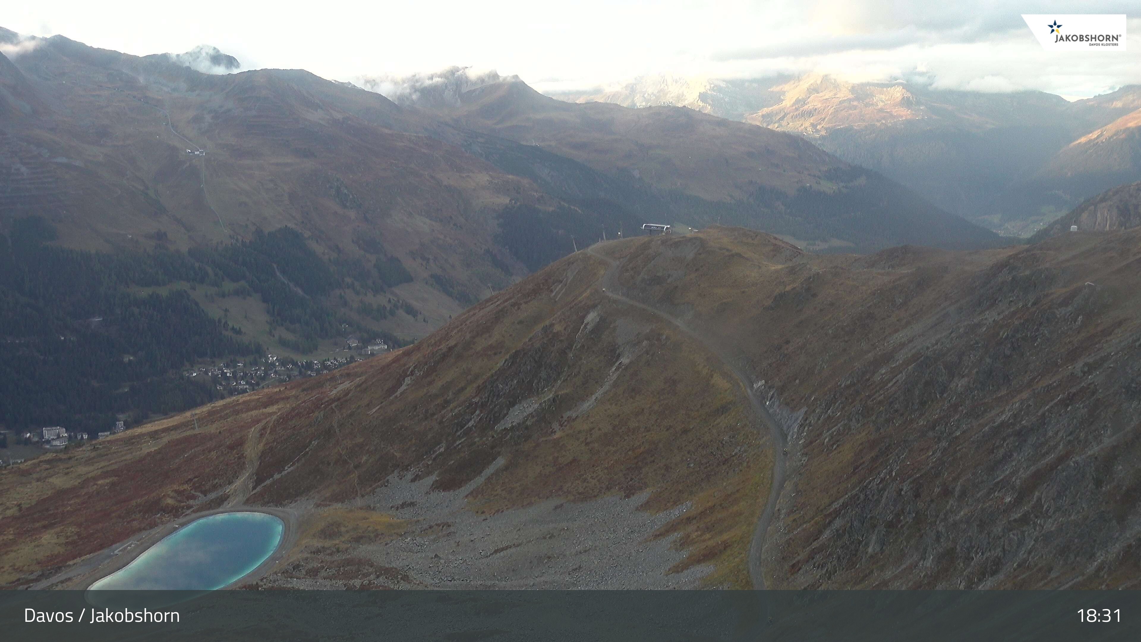 Archived image Webcam Jakobshorn - View to Brämabüel