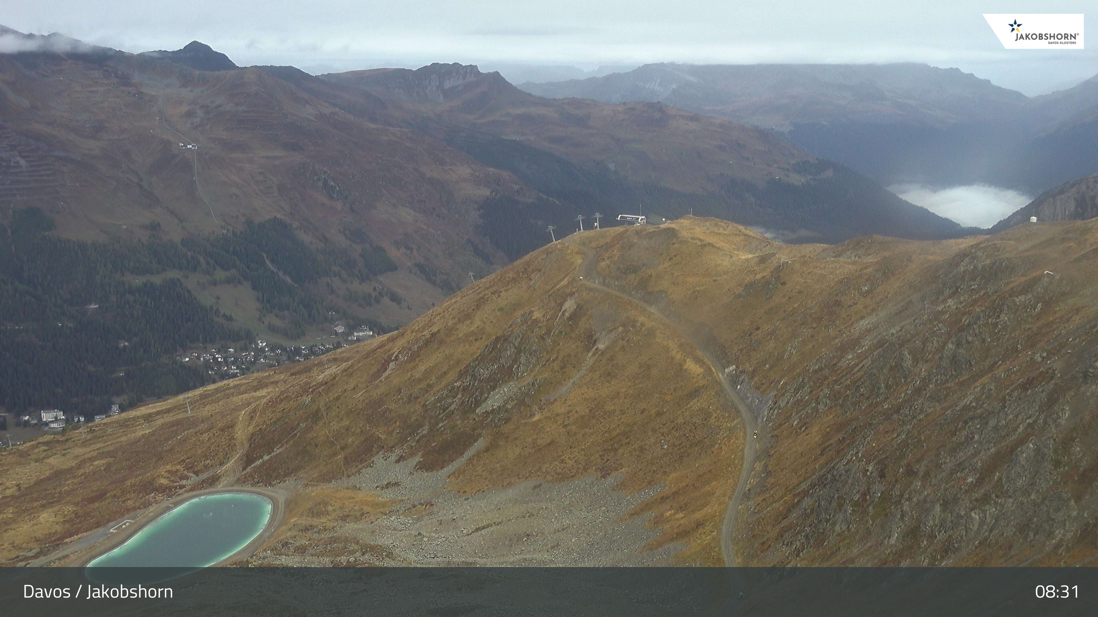 Archived image Webcam Jakobshorn - View to Brämabüel