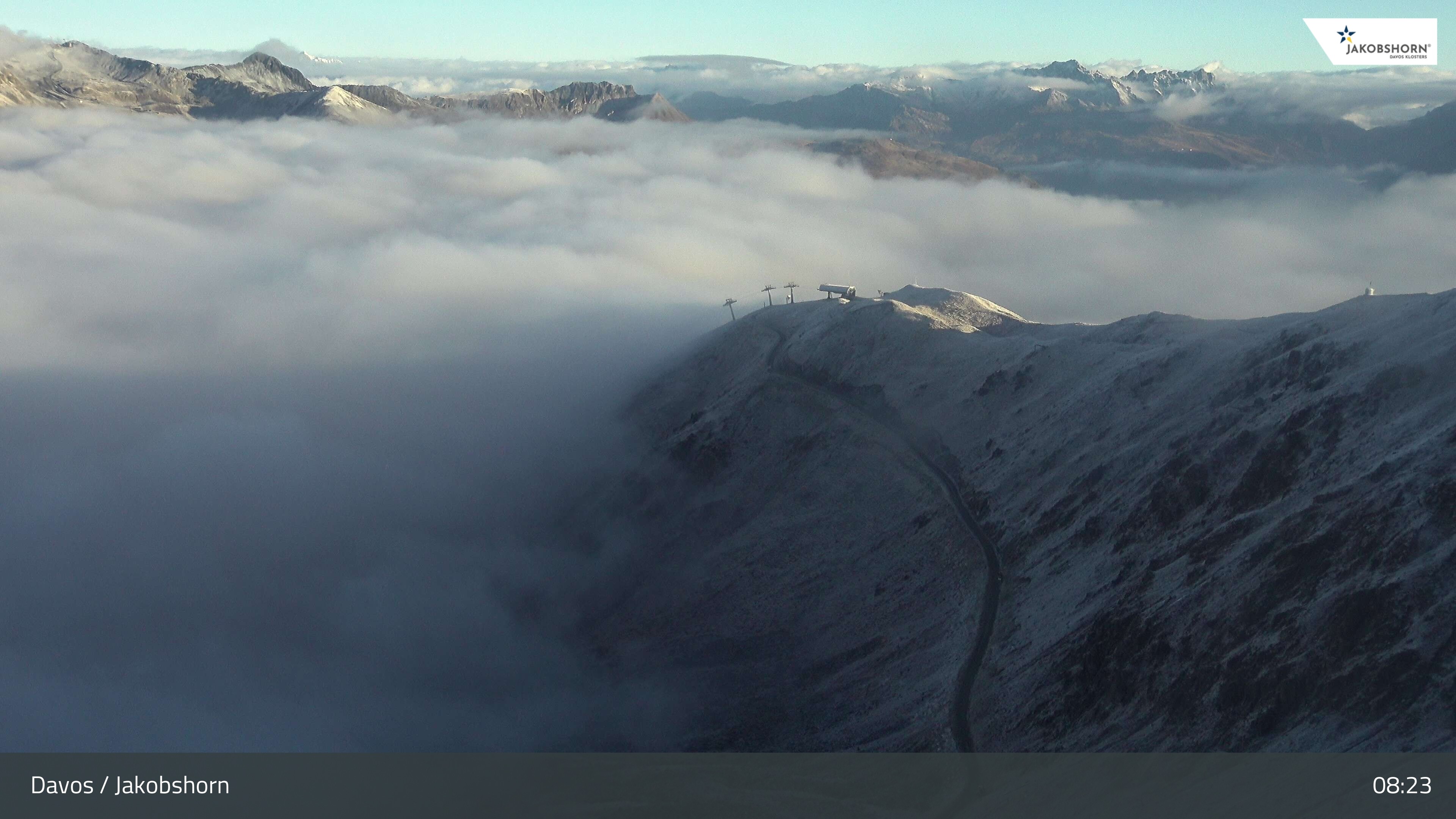 Archived image Webcam Jakobshorn - View to Brämabüel
