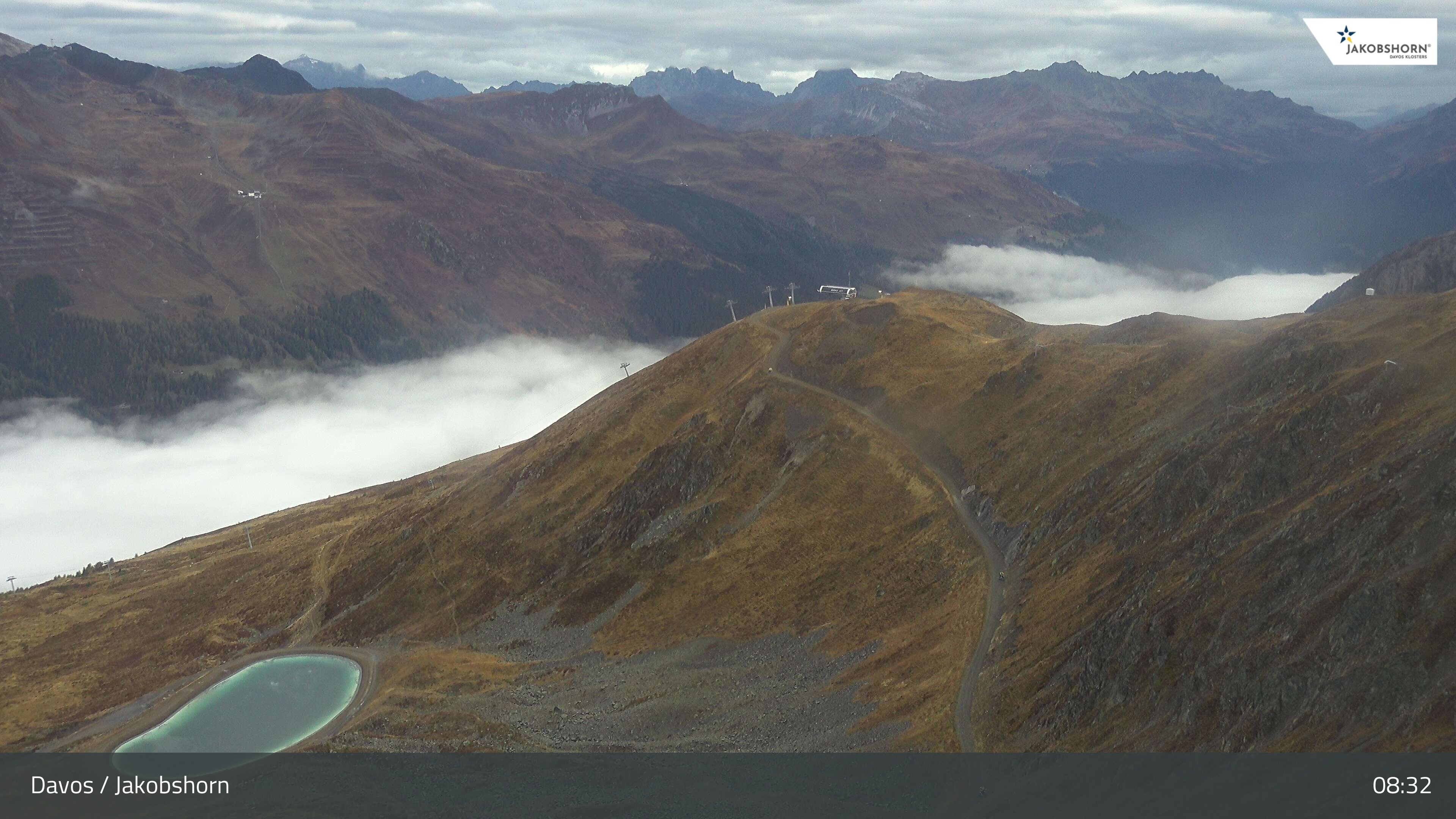 Archiv Foto Webcam Jakobshorn - Blick Richtung Brämabüel