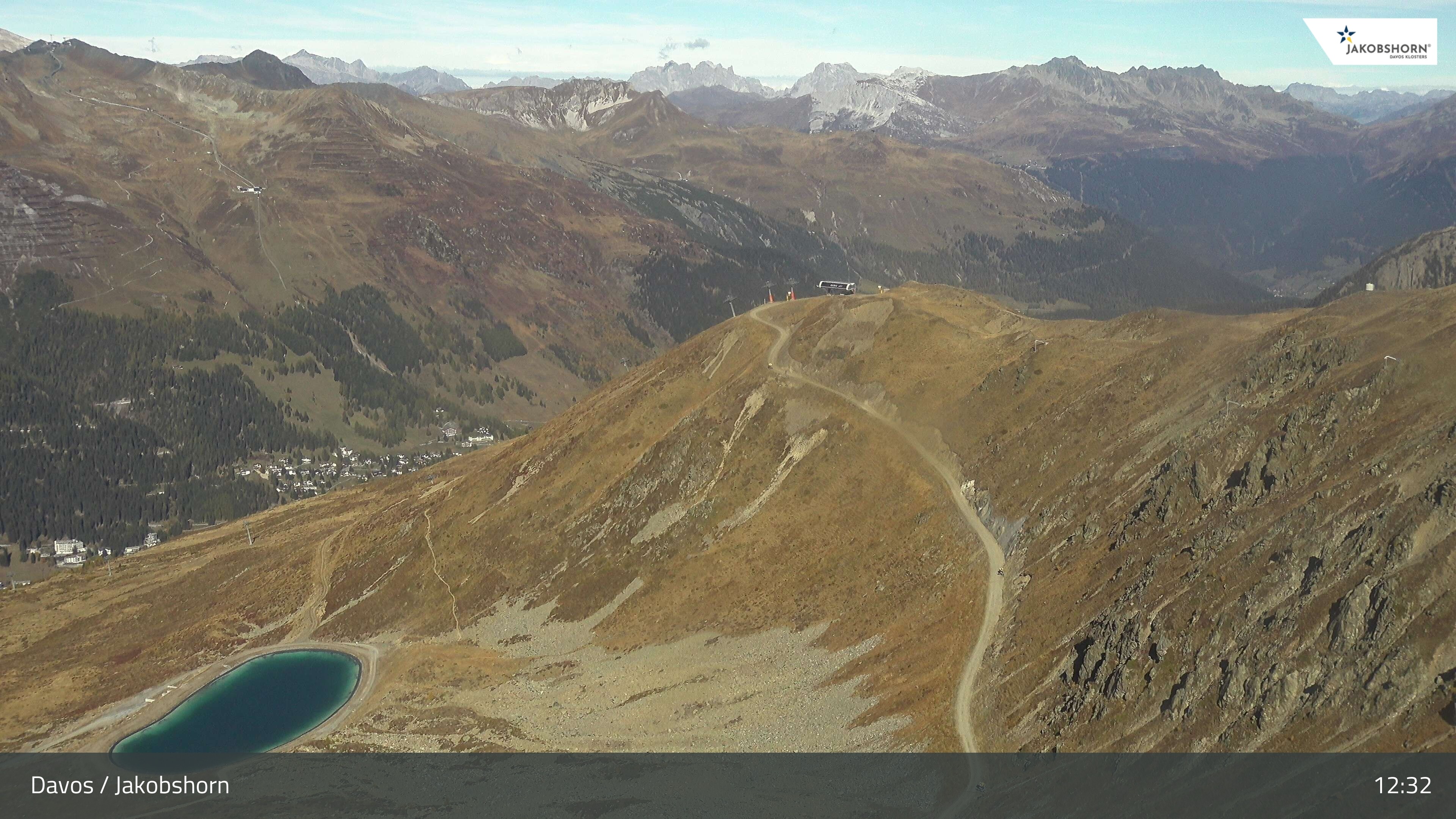 Archiv Foto Webcam Jakobshorn - Blick Richtung Brämabüel