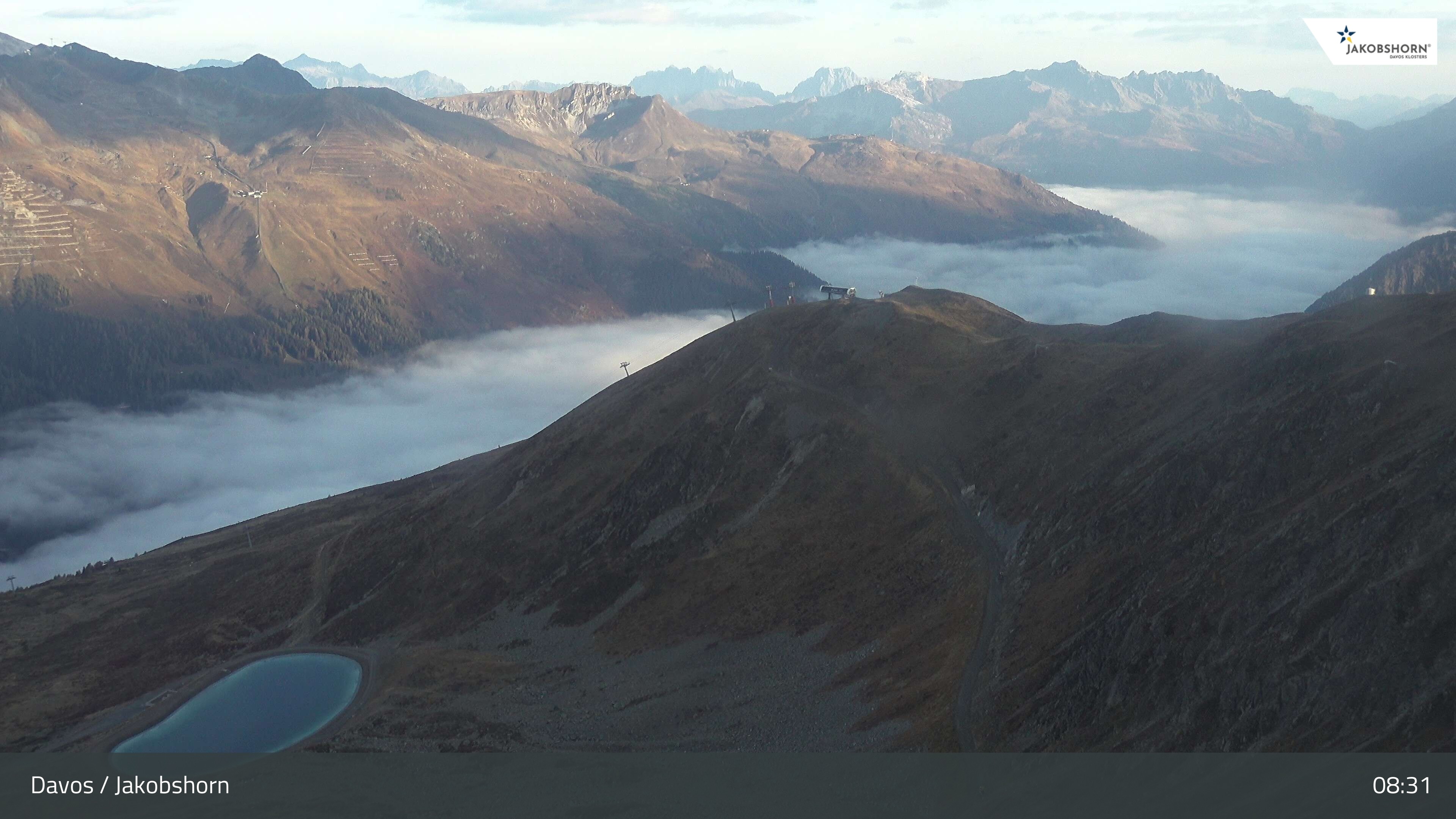 Archived image Webcam Jakobshorn - View to Brämabüel