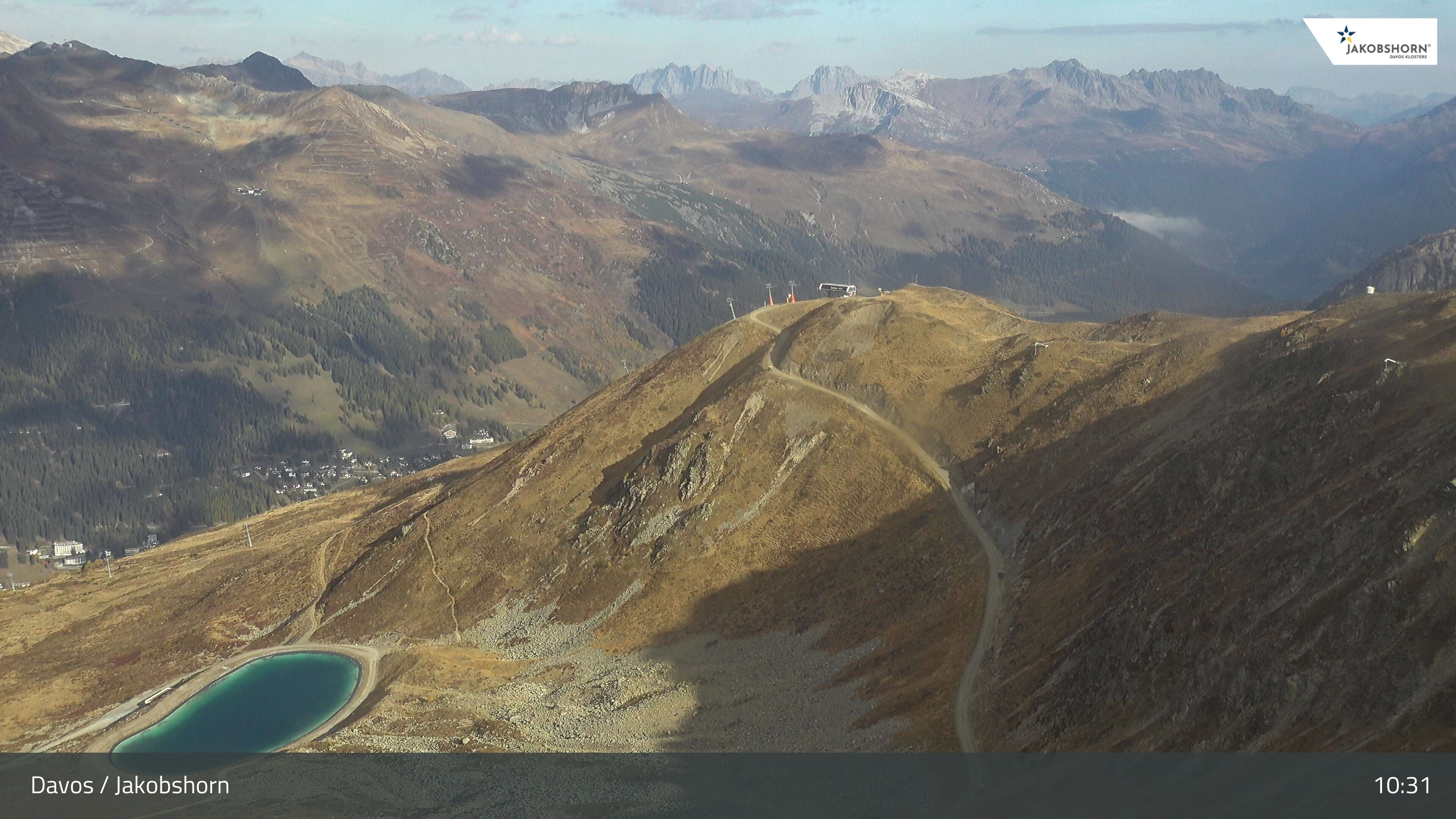 Archived image Webcam Jakobshorn - View to Brämabüel