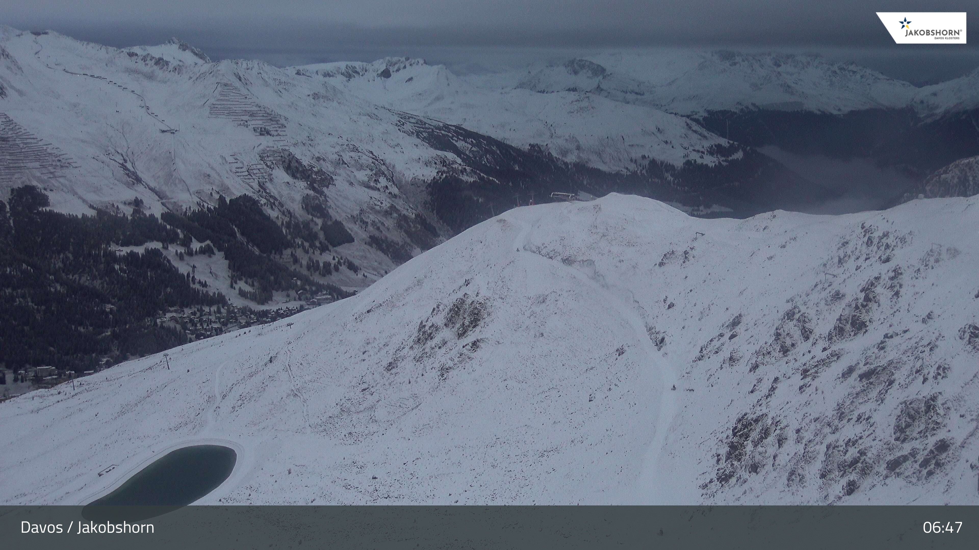 Archived image Webcam Jakobshorn - View to Brämabüel
