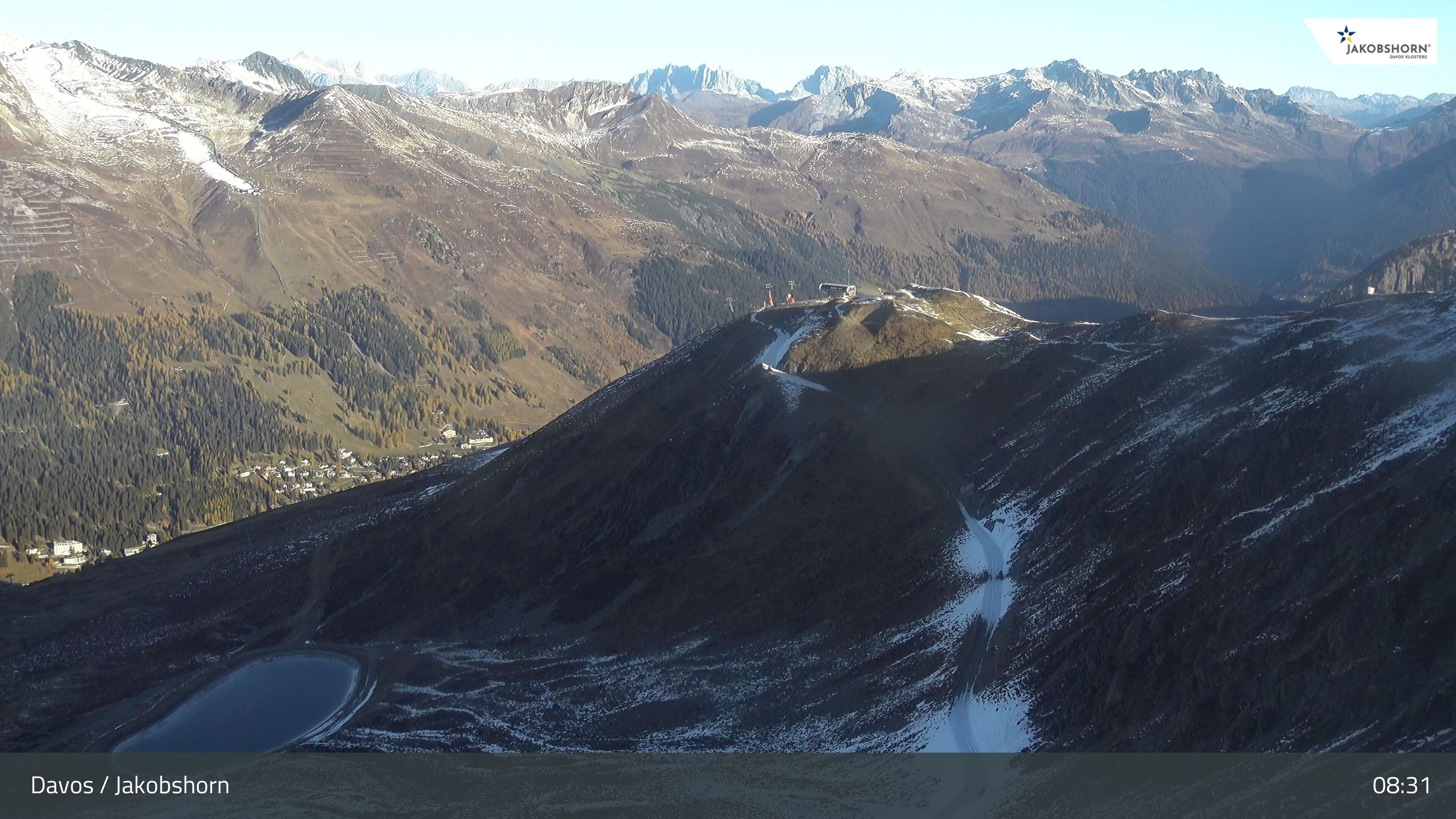Archived image Webcam Jakobshorn - View to Brämabüel