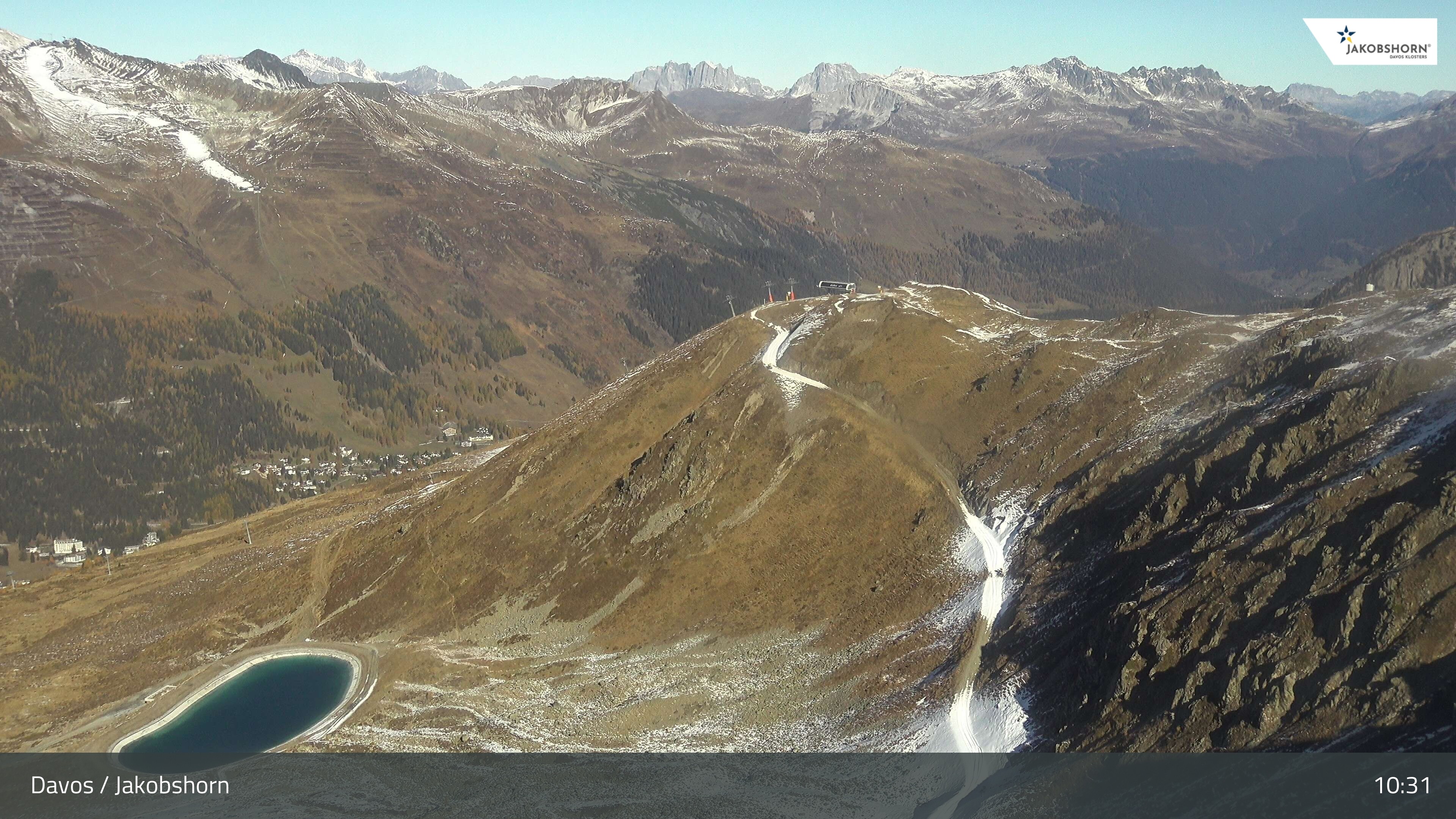 Archived image Webcam Jakobshorn - View to Brämabüel