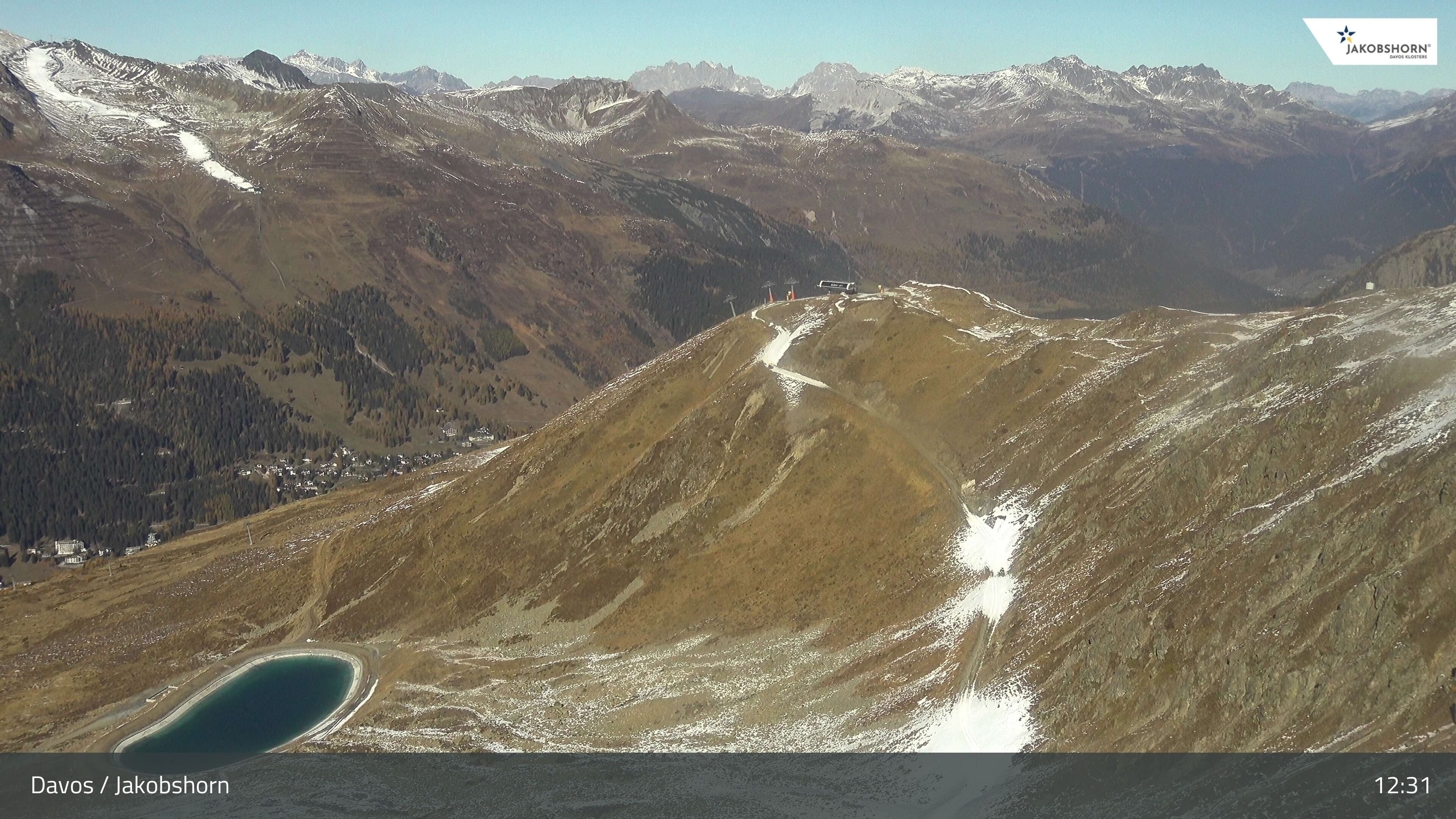 Archived image Webcam Jakobshorn - View to Brämabüel