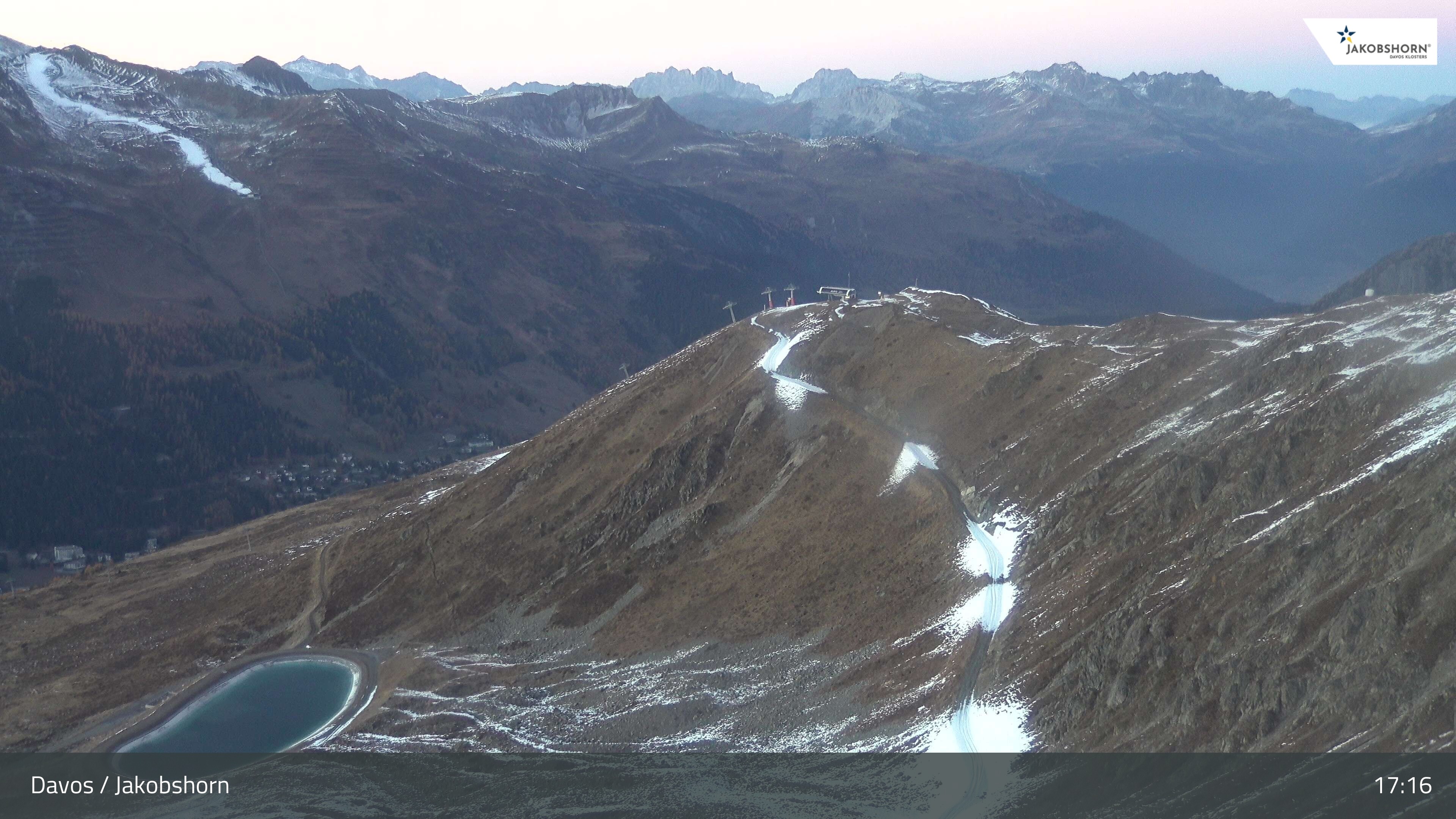 Archiv Foto Webcam Jakobshorn - Blick Richtung Brämabüel