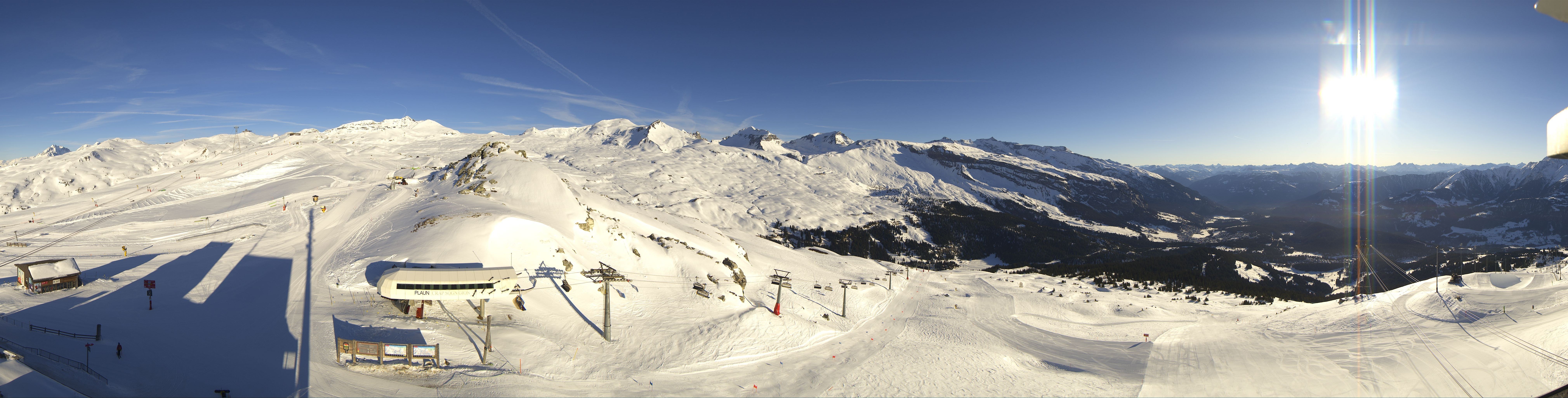 Archived image Webcam Laax - Crap Sogn Gion Top Station