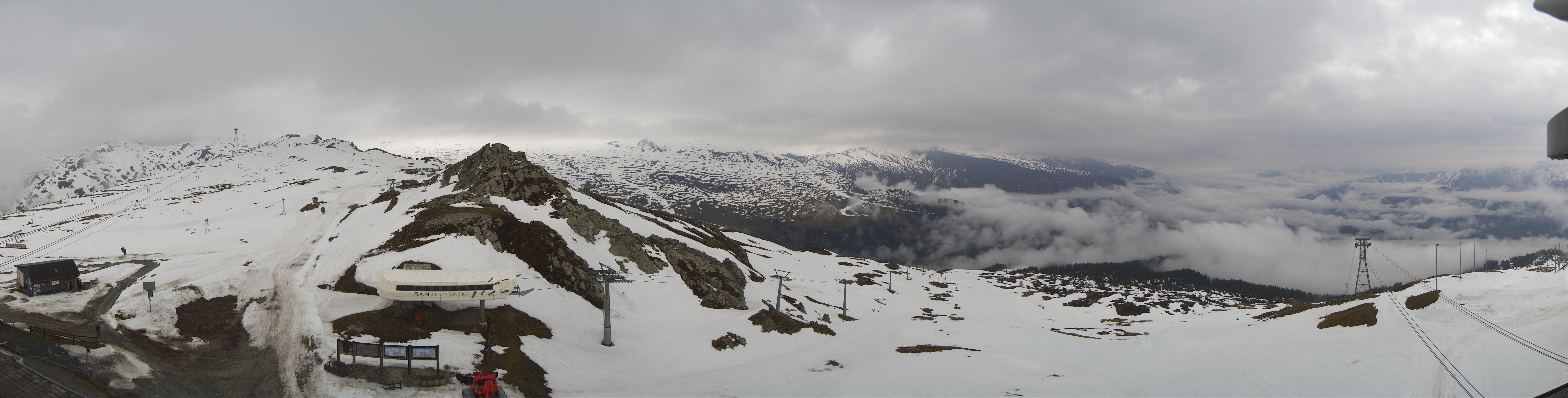 Archiv Foto Webcam Bergstation Crap Sogn Gion