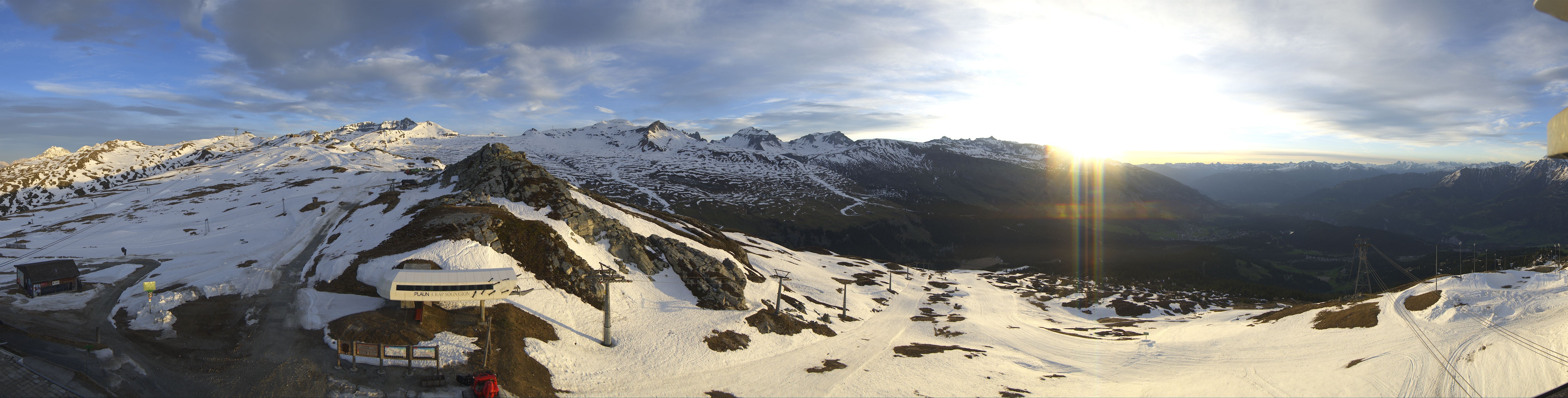Archiv Foto Webcam Bergstation Crap Sogn Gion