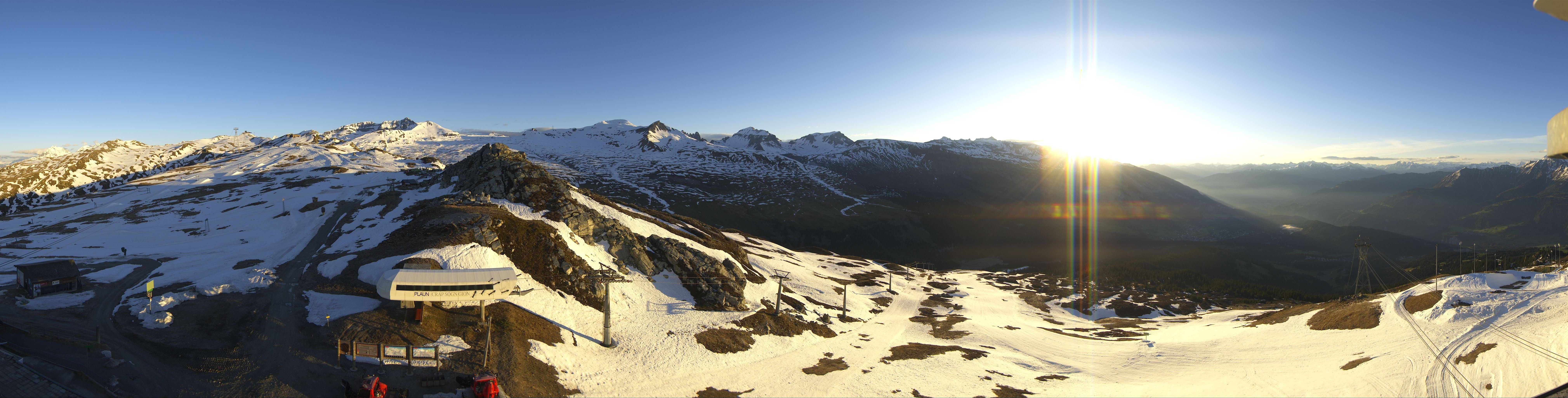 Archiv Foto Webcam Bergstation Crap Sogn Gion