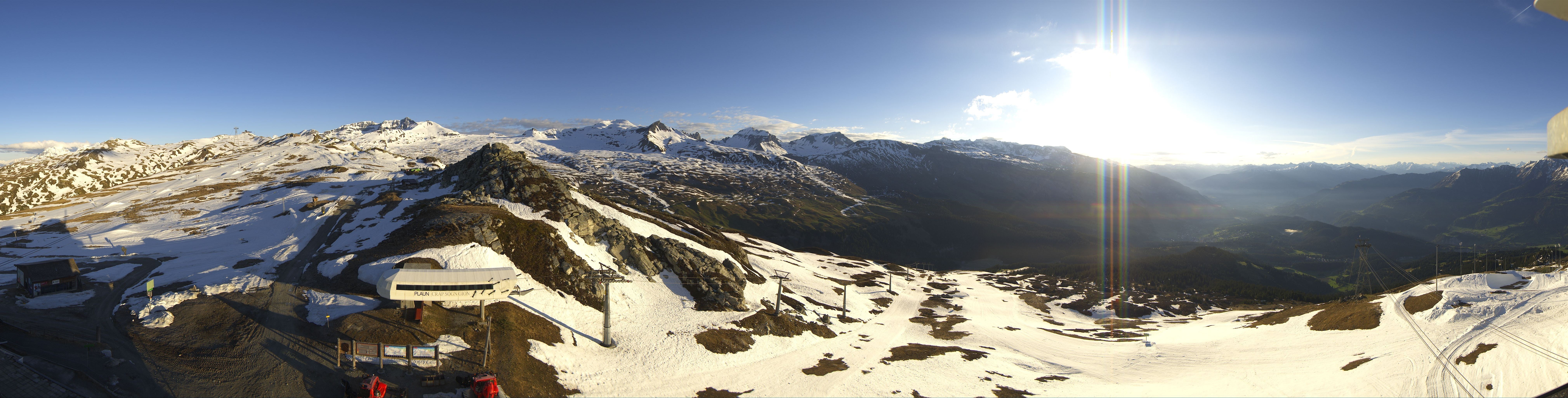 Archiv Foto Webcam Bergstation Crap Sogn Gion