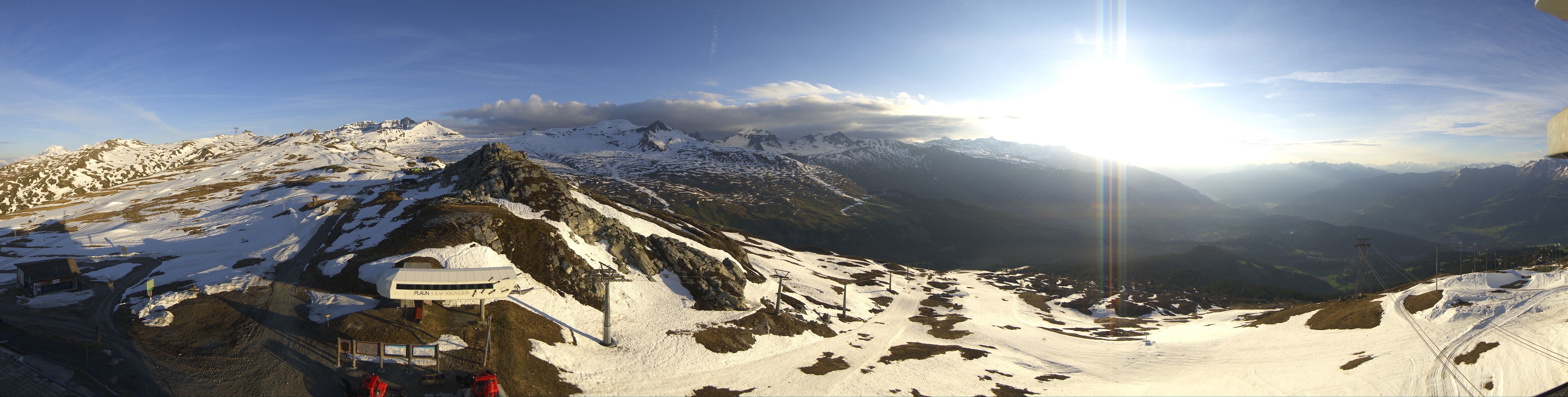 Archiv Foto Webcam Bergstation Crap Sogn Gion