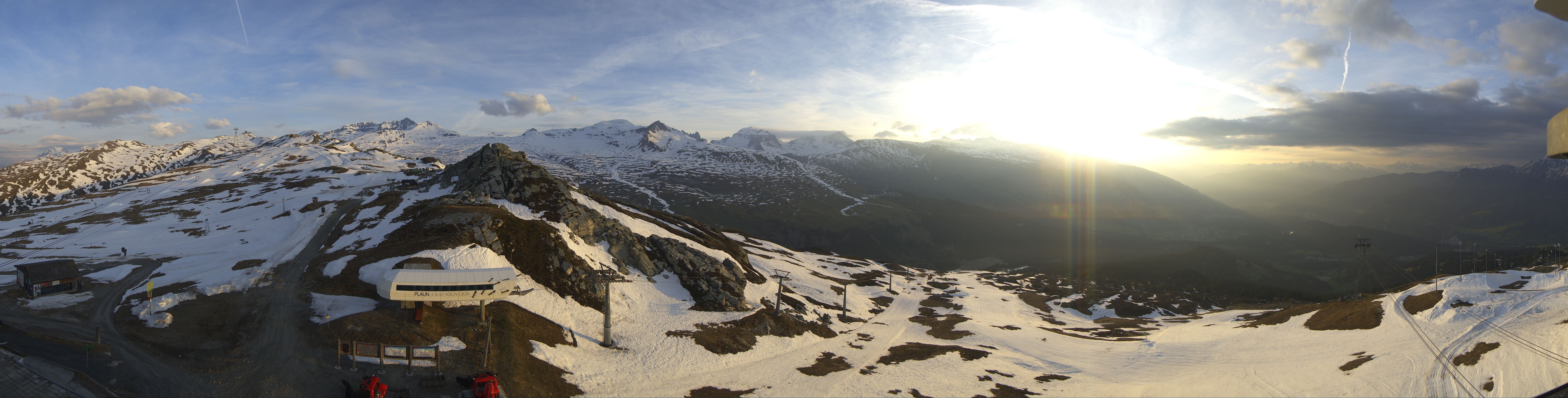 Archiv Foto Webcam Bergstation Crap Sogn Gion