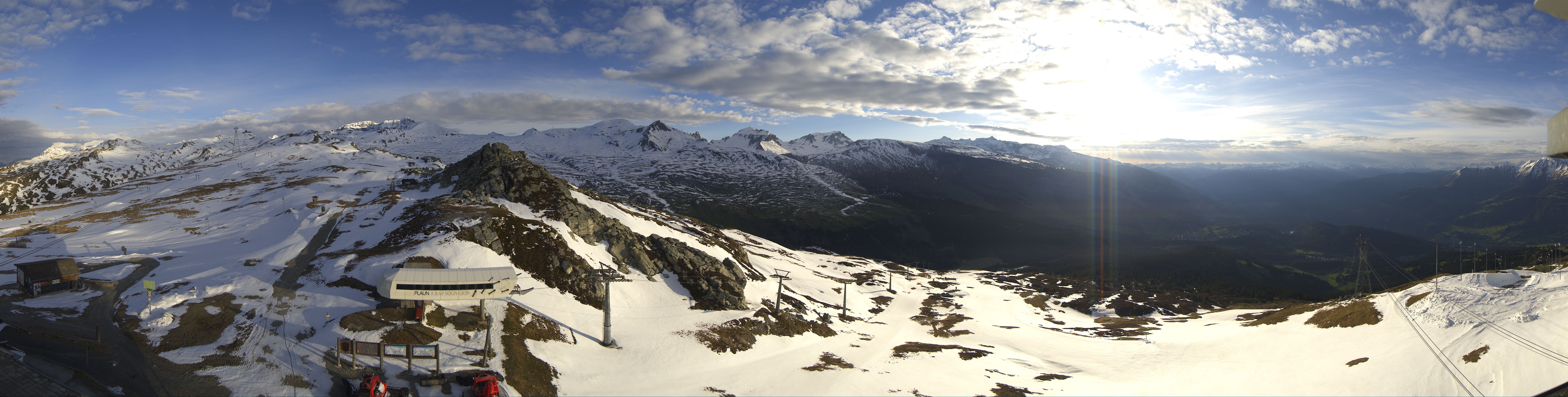 Archiv Foto Webcam Bergstation Crap Sogn Gion